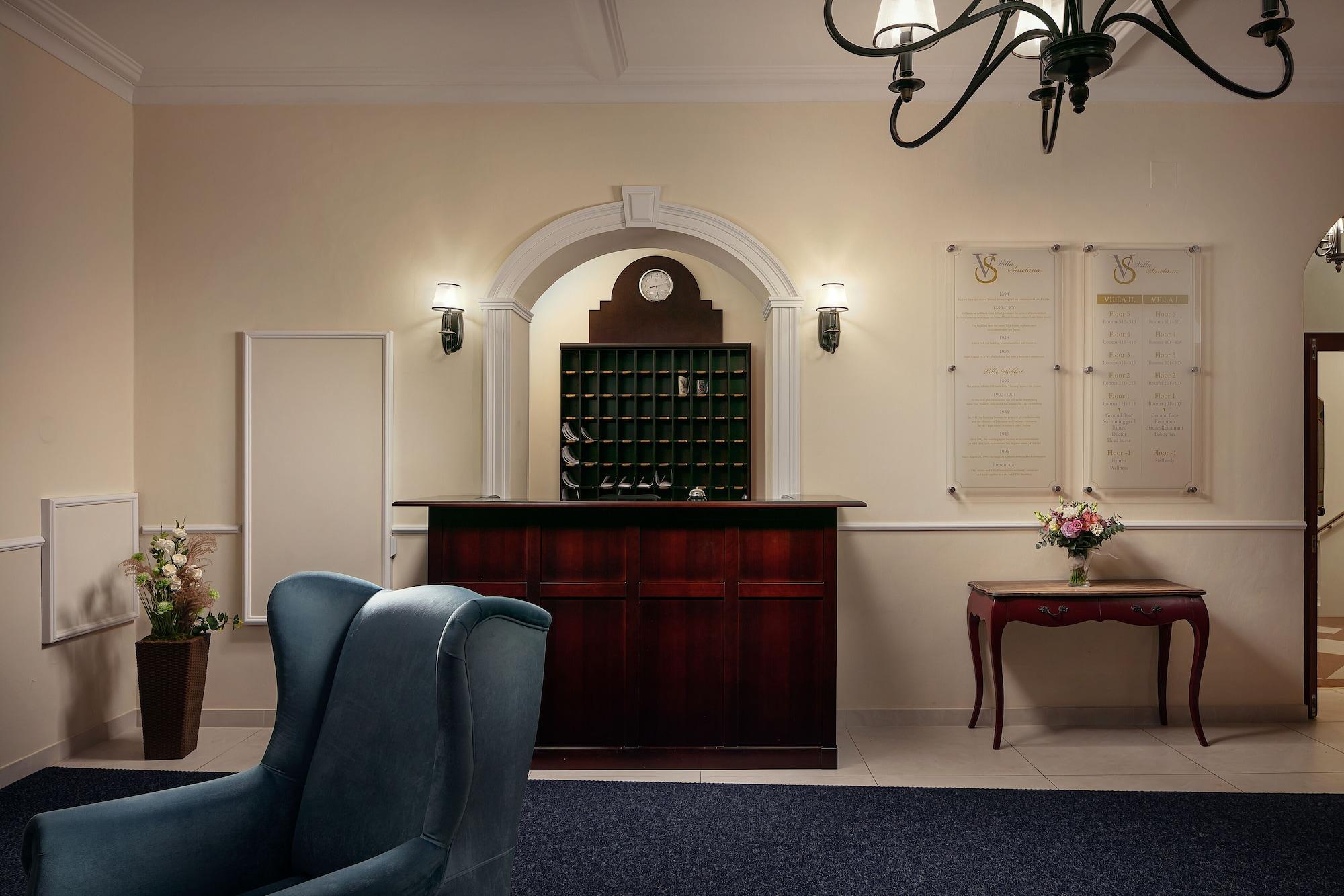Vista Lobby Lázeňský hotel Villa Smetana