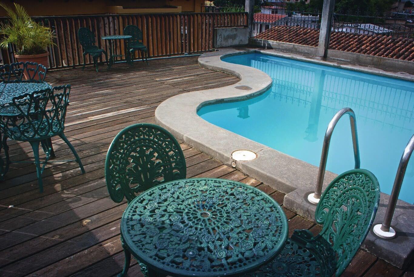 Vista Piscina Hotel Elvir