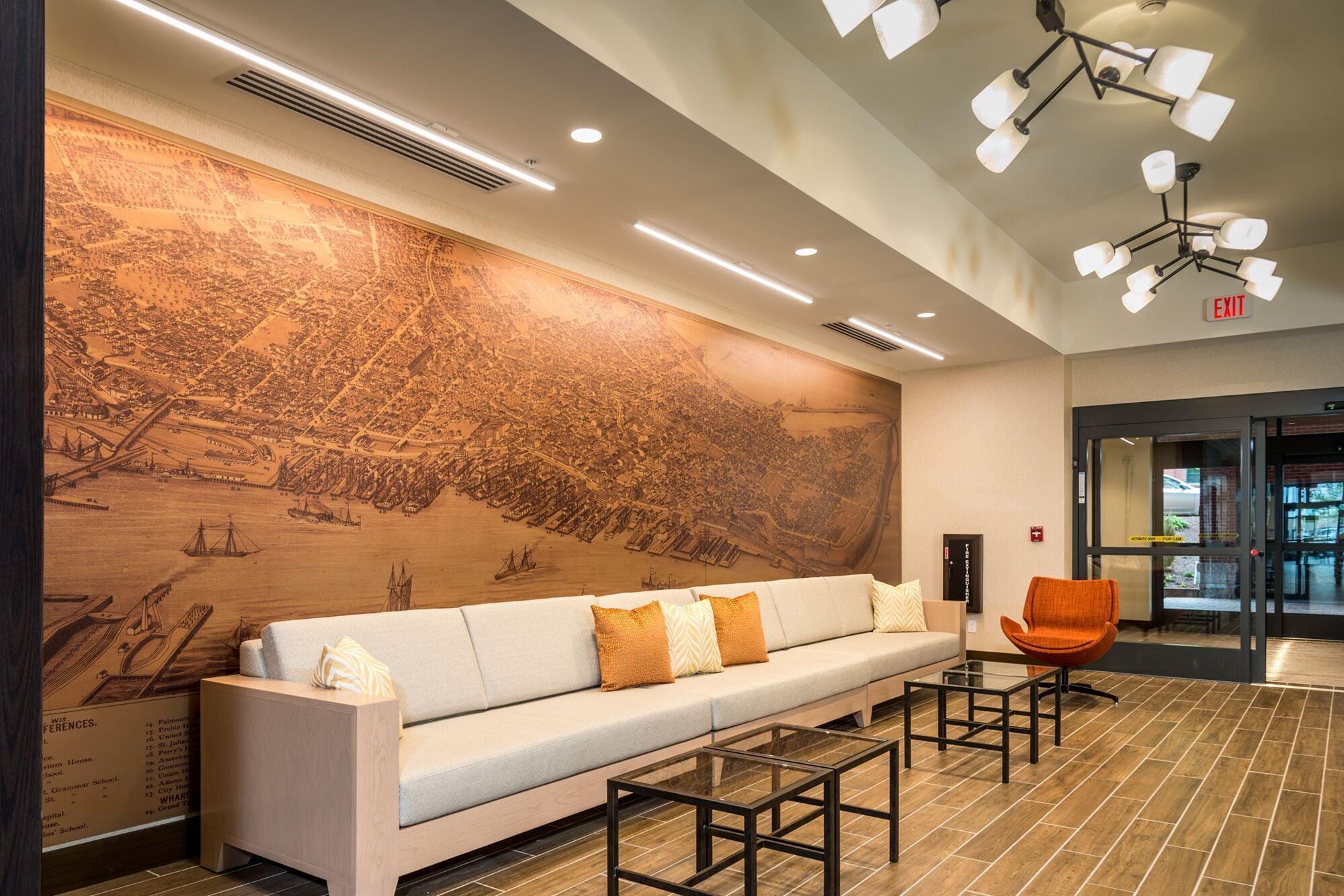 Vista Lobby Courtyard Portland Downtown/Waterfront