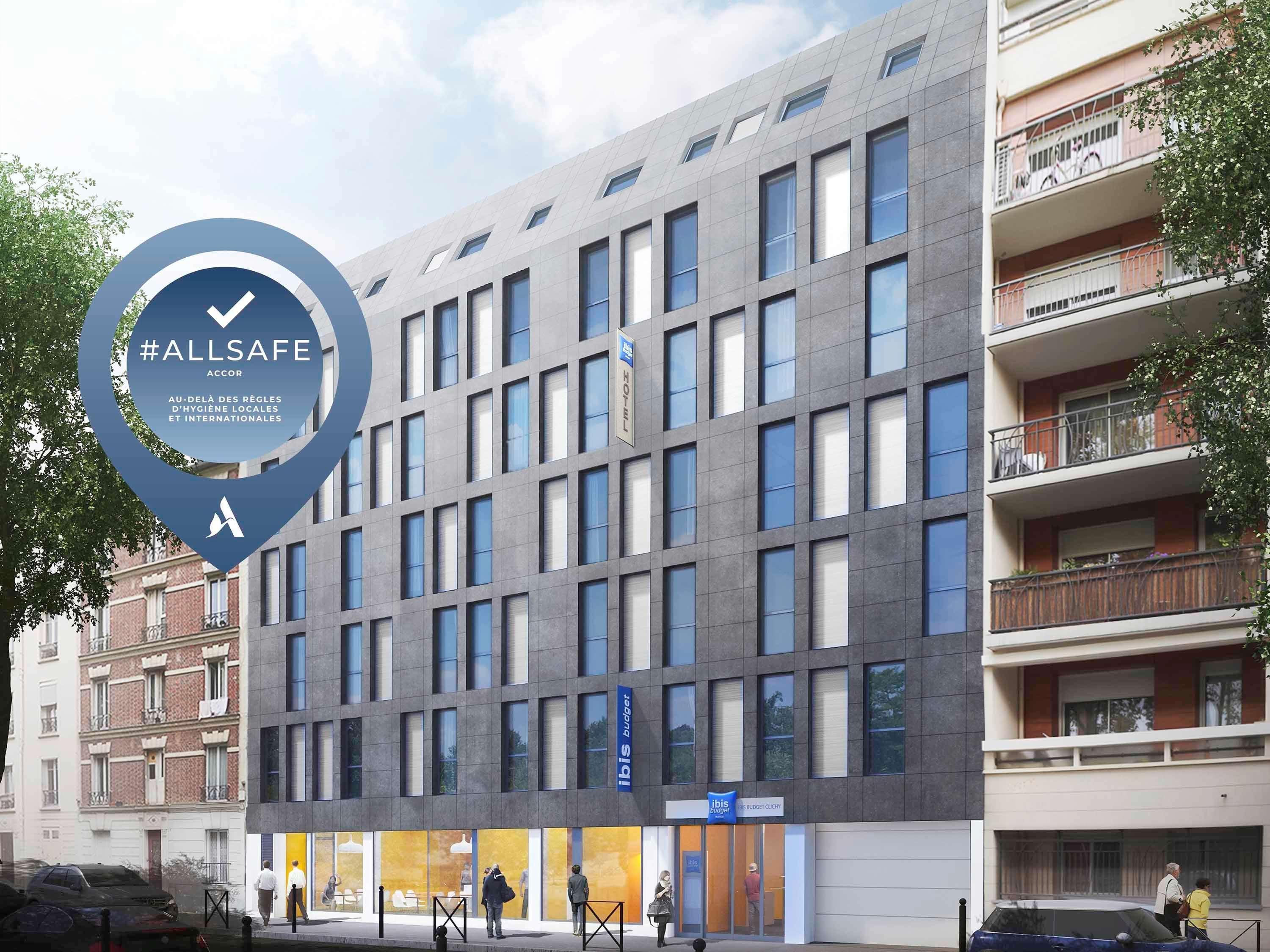 Vista Exterior ibis budget Paris Clichy Mairie