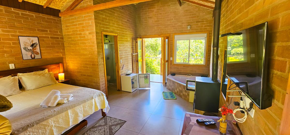 Habitación Cores e Flores da Serra by Concavus