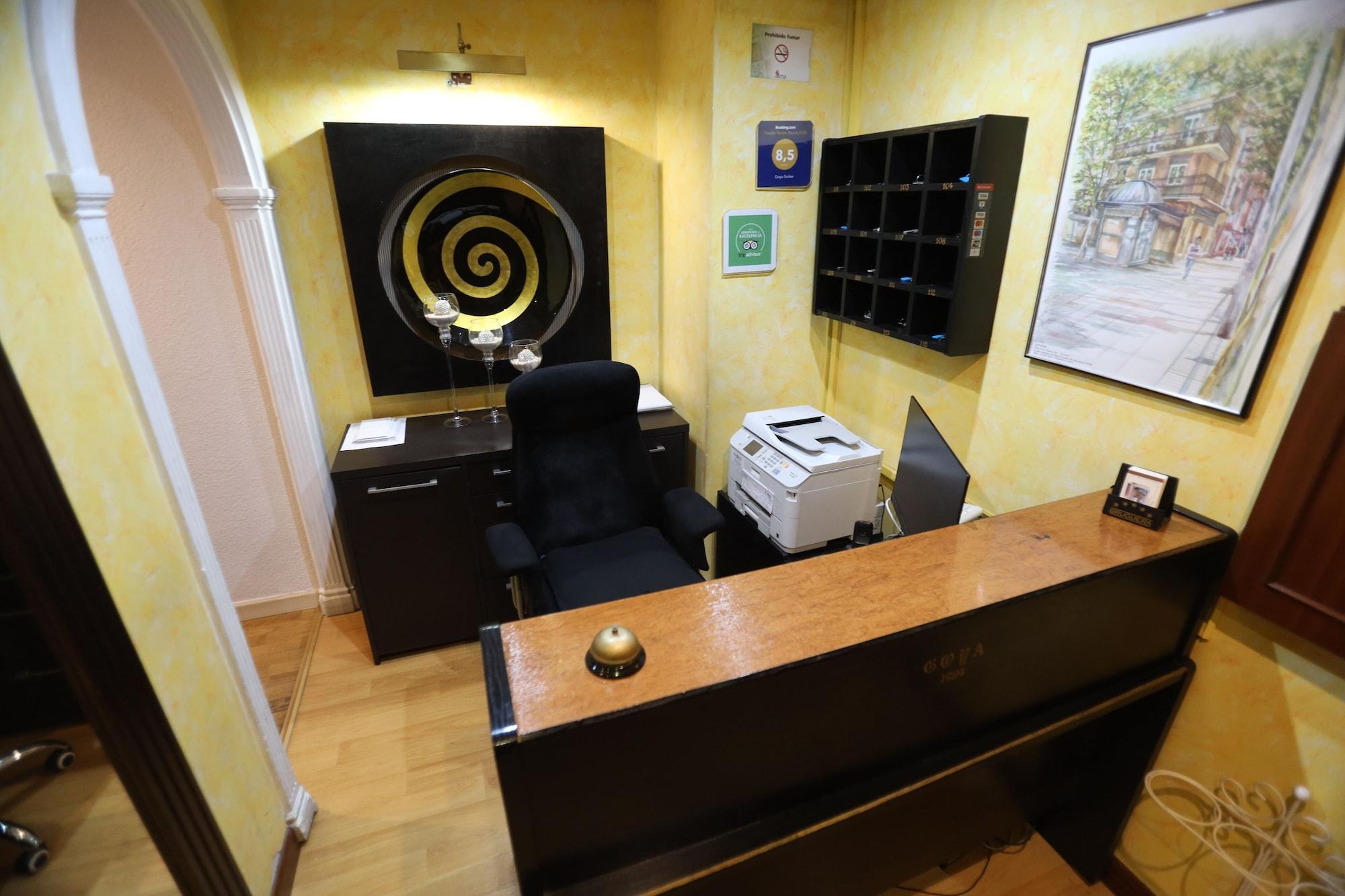 Vista Lobby Hostal Goya Suites