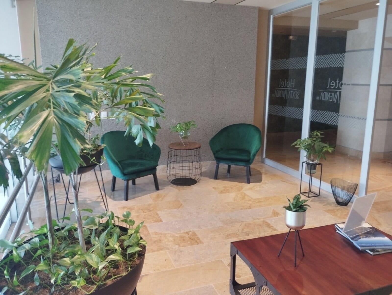 Vista Lobby Hotel Sexta Avenida Inn