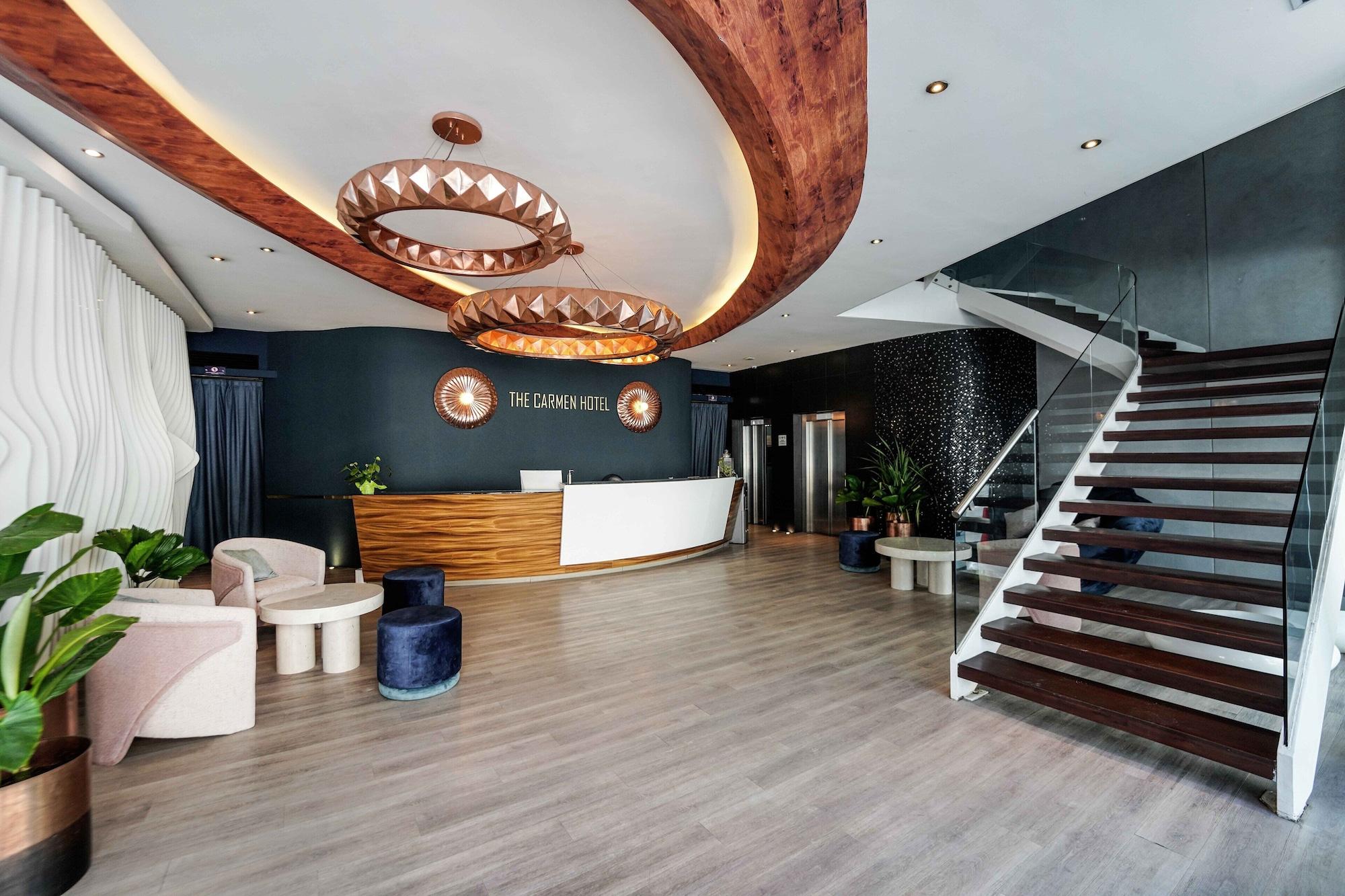 Vista Lobby The Carmen Hotel - Ocean Front