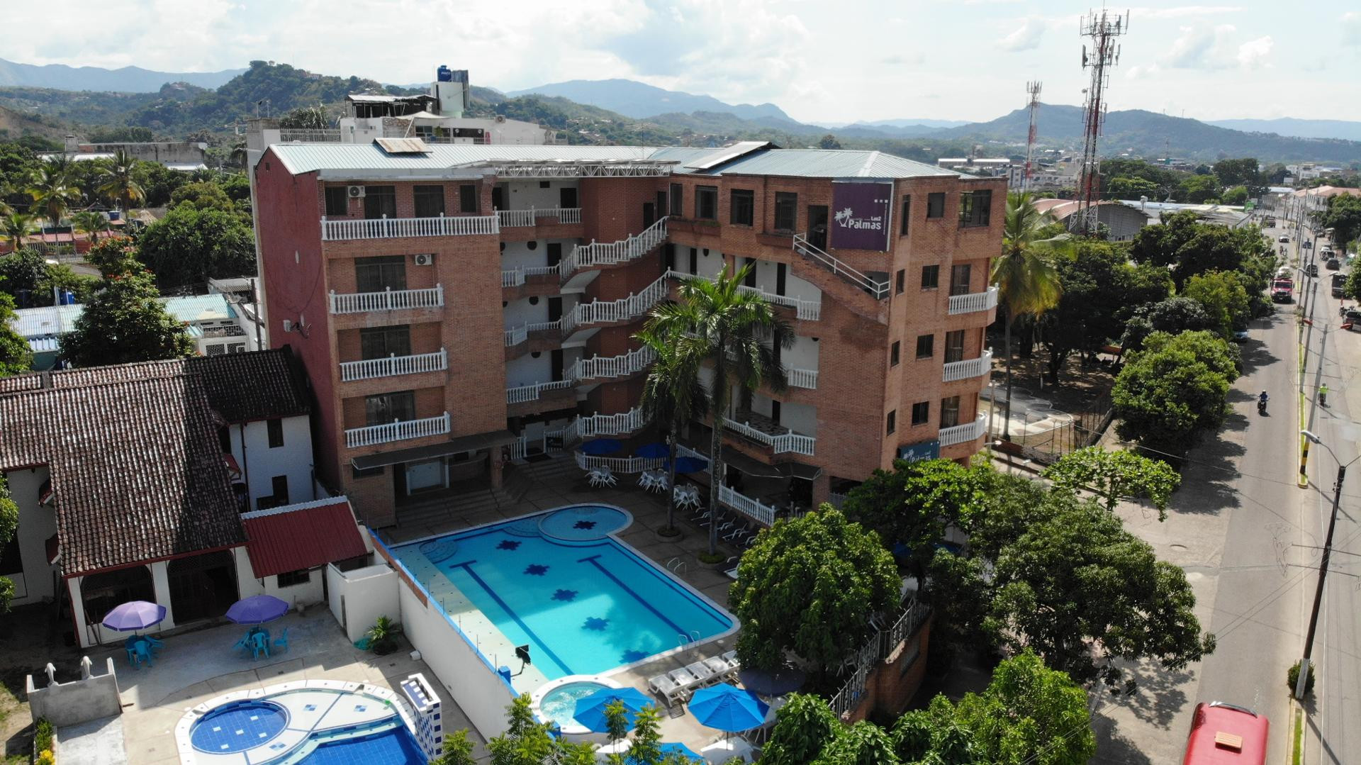Vista Piscina Hotel Las 2 Palmas