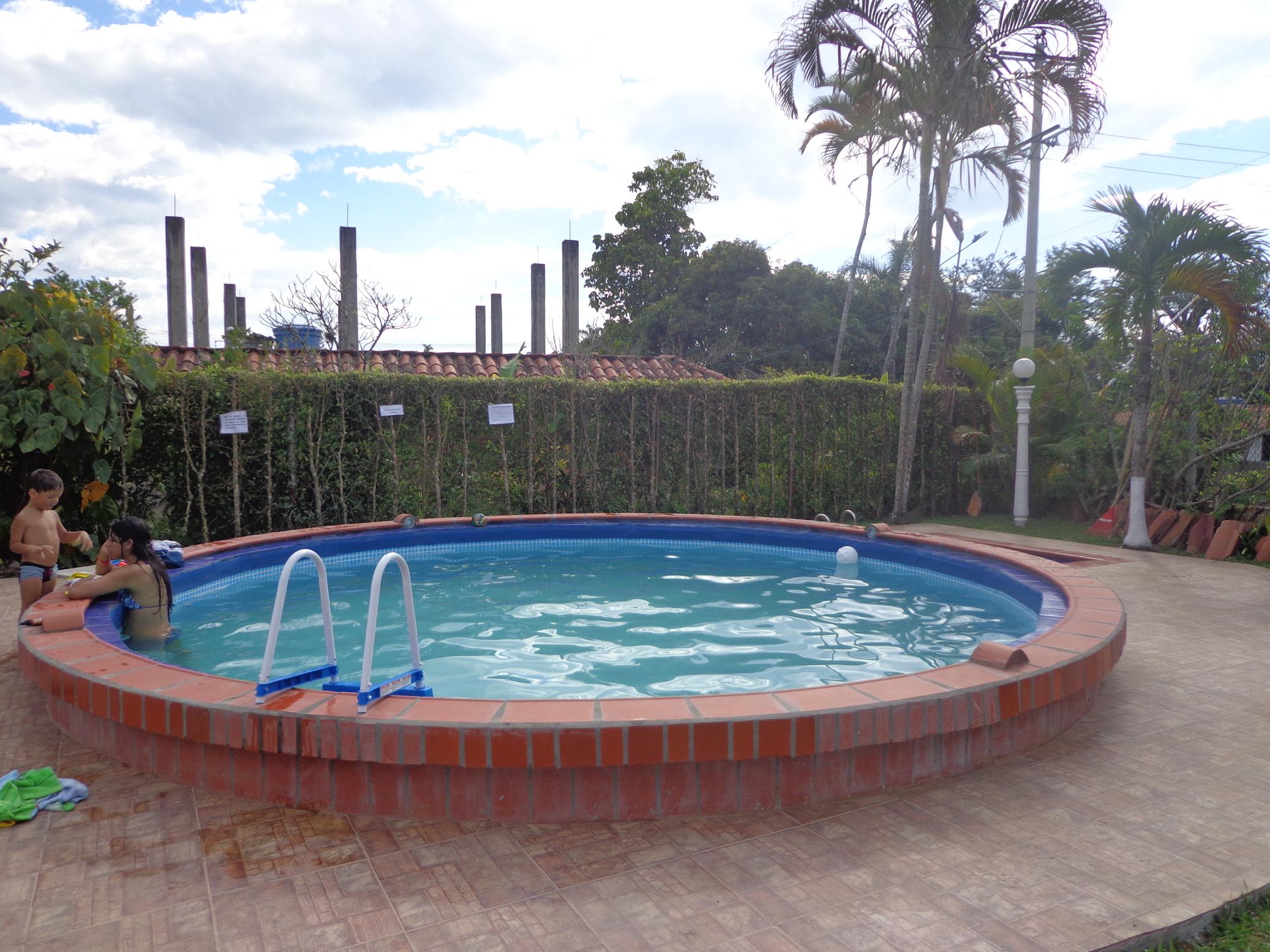 Vista Piscina Casa Campestre La Colombiana