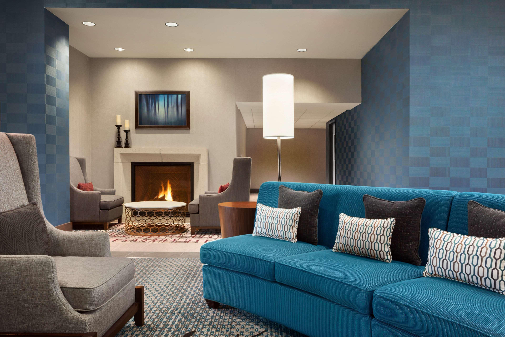 Vista Lobby Homewood Suites by Hilton Charlotte/SouthPark