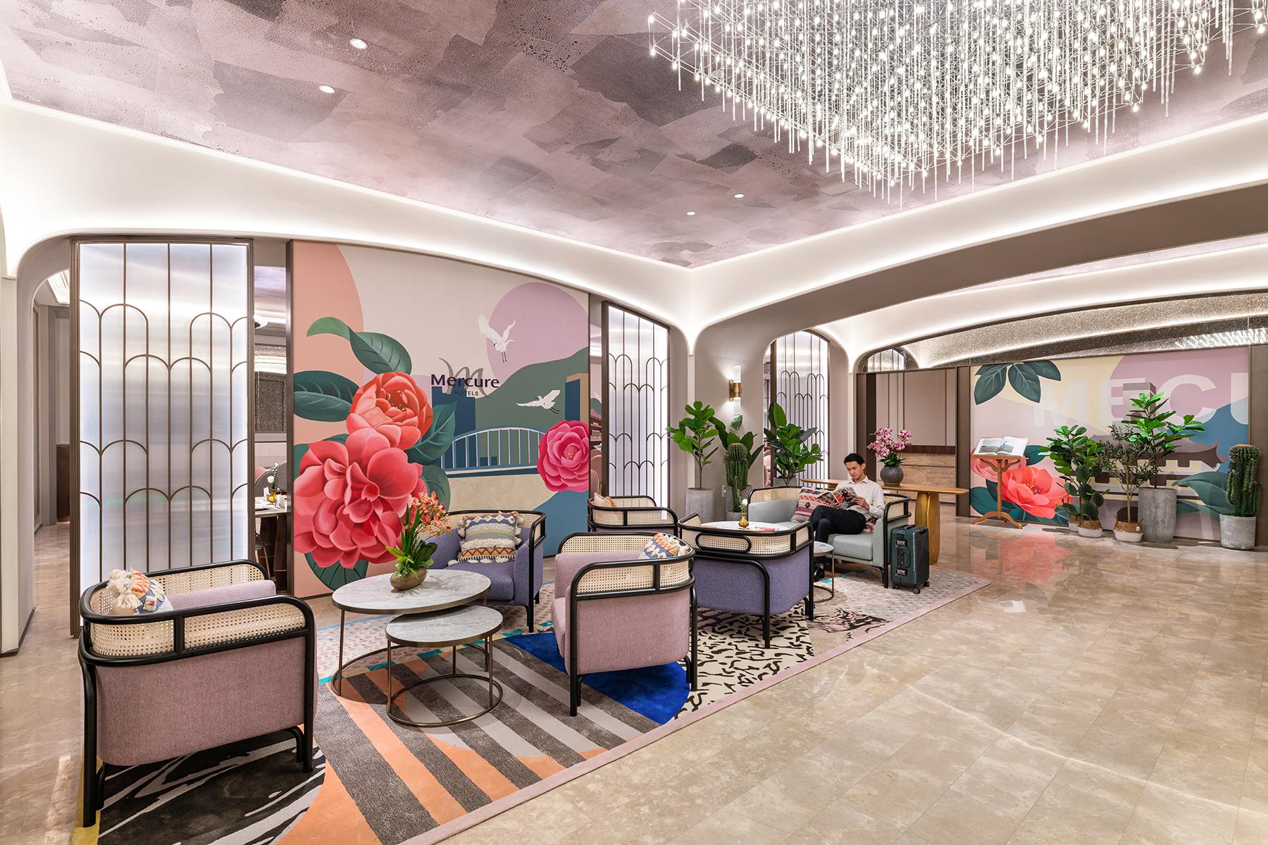 Vista Lobby Mercure Ningbo Yinzhou