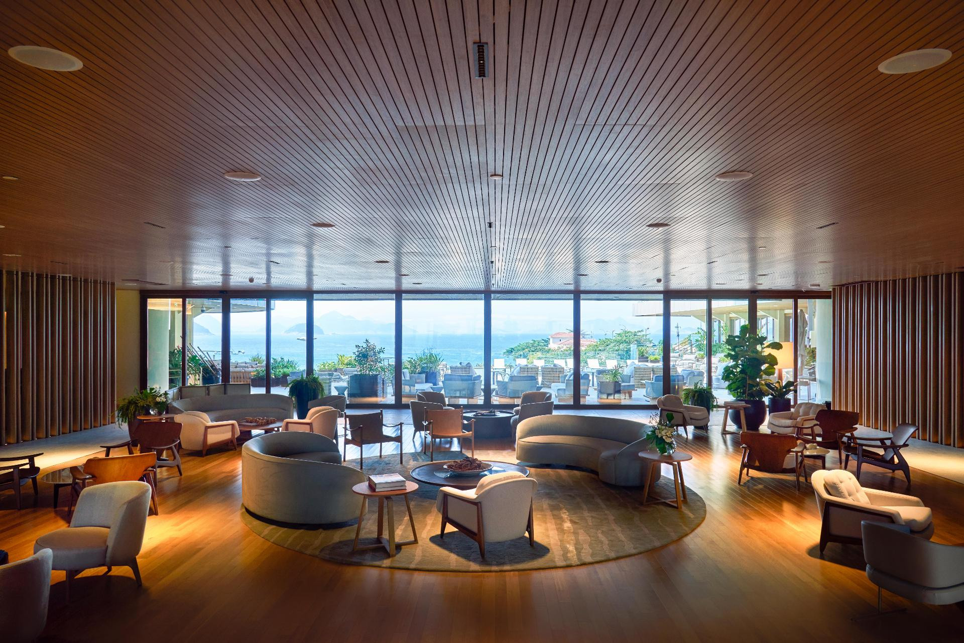 Vista Lobby Fairmont Rio de Janeiro Copacabana