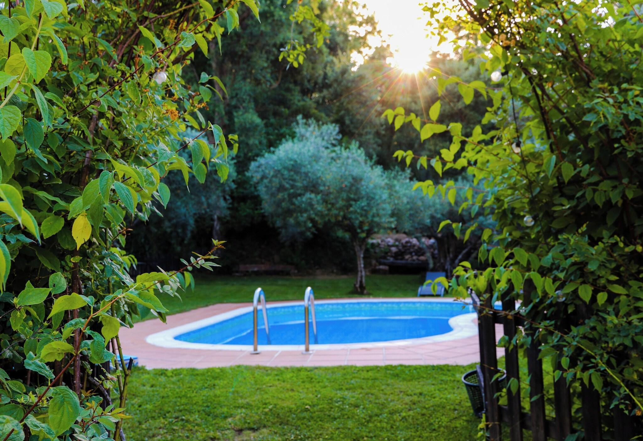 Vista Piscina Hotel Rural El Retiro de San Pedro