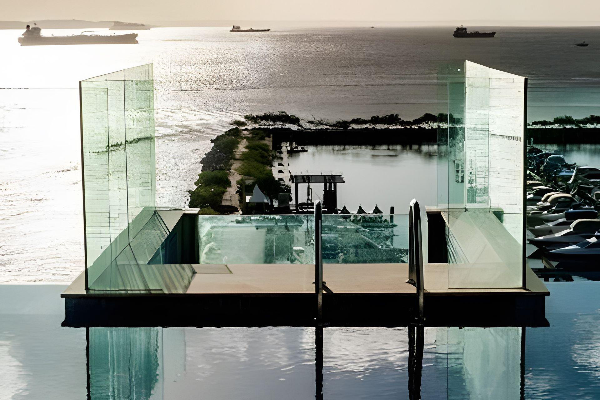 Vista Piscina Duplex Alto Luxo no Cloc Marina vista Mar incrível