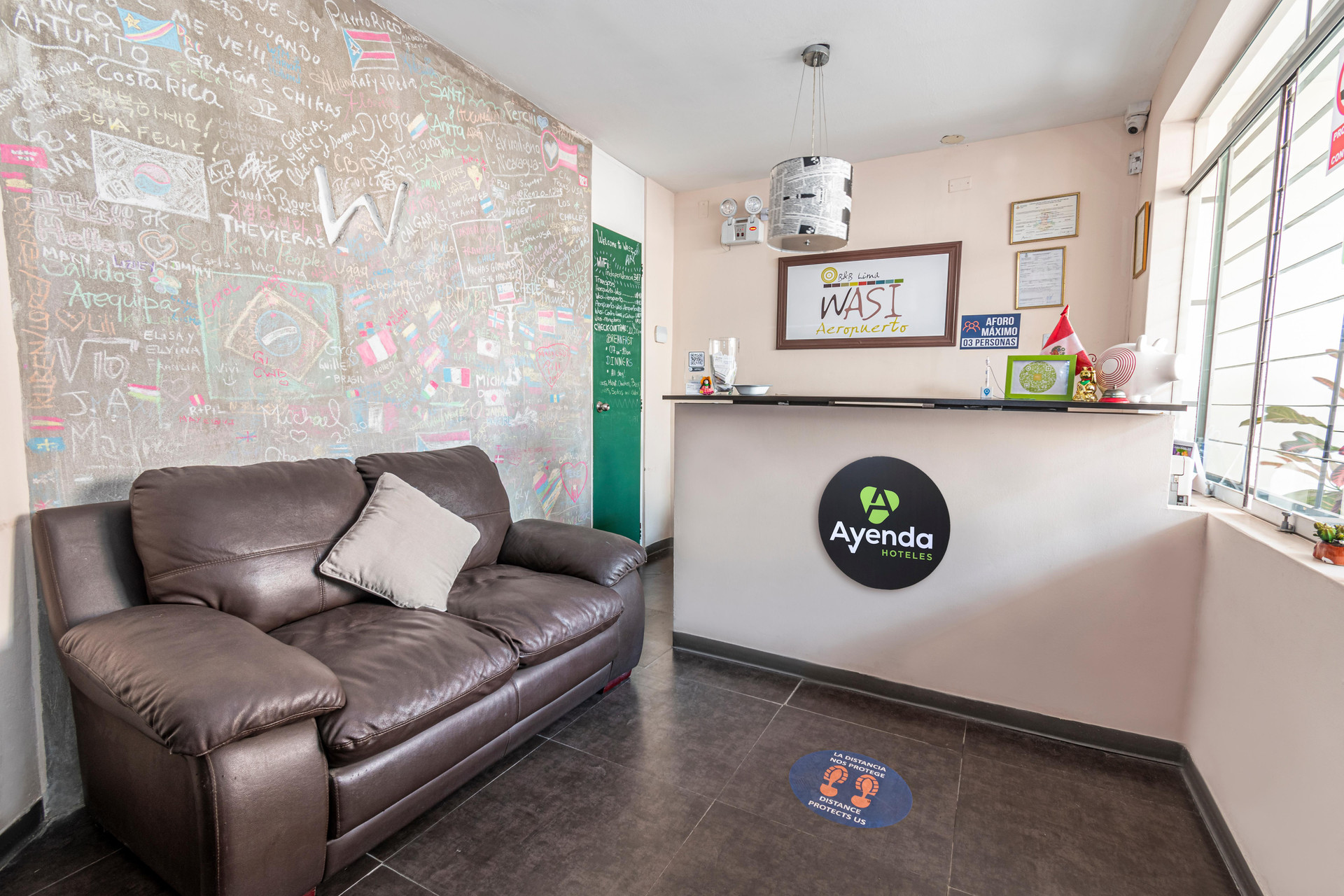Vista Lobby Wasi Airport Lima B&B