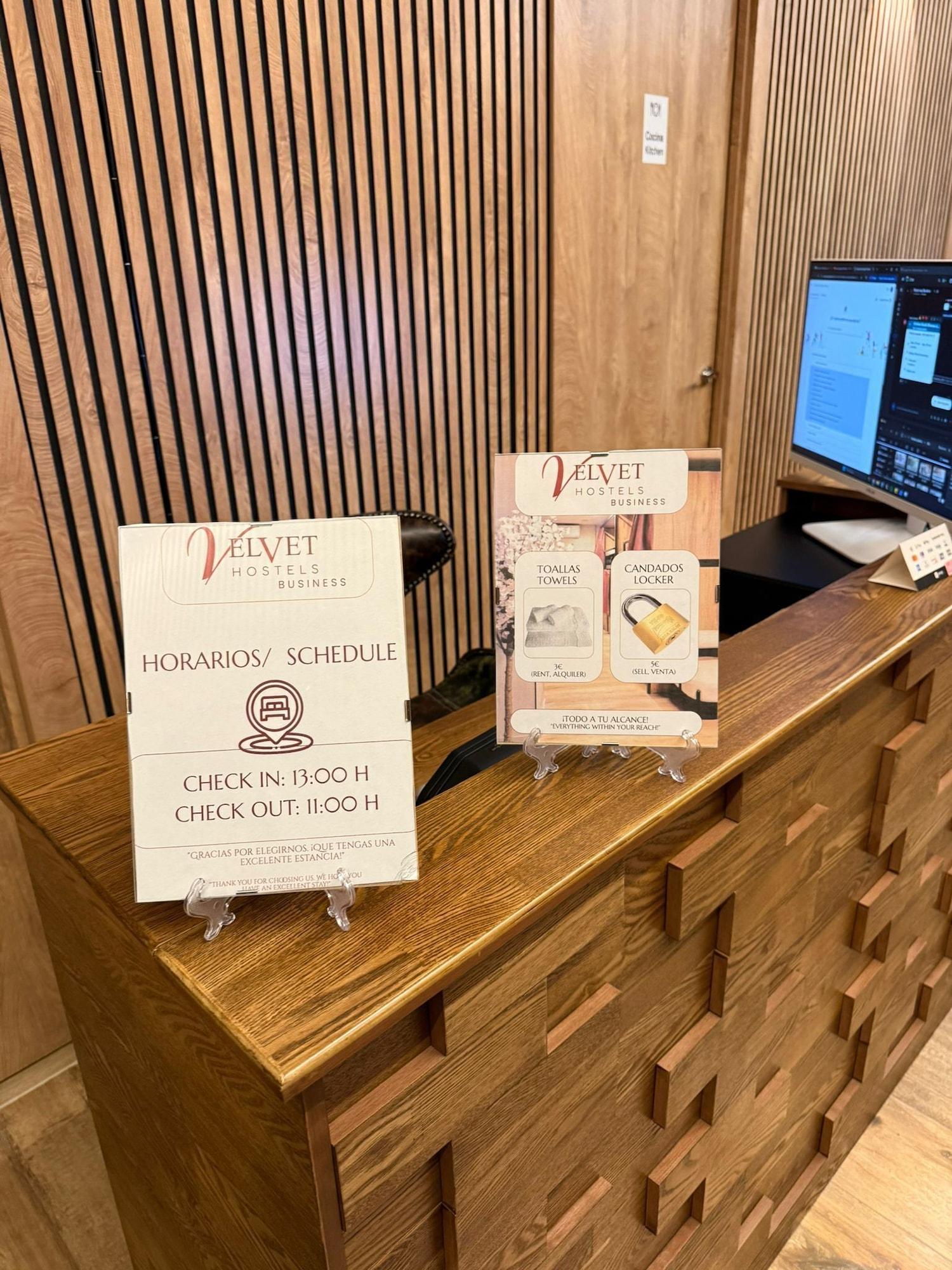 Vista Lobby Velvet Hostel Business