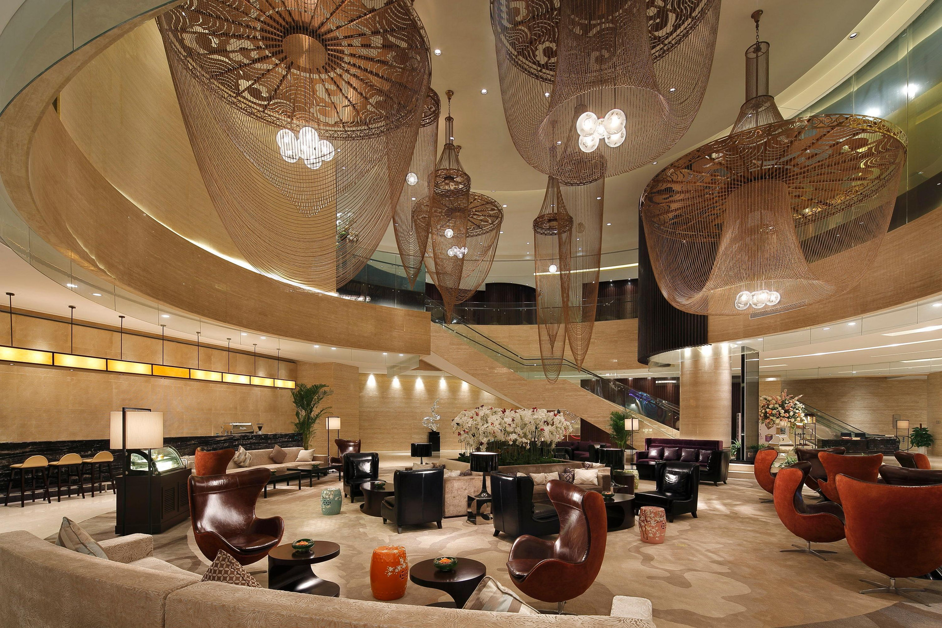 Bar/Salón Crowne Plaza Wuxi Taihu by IHG