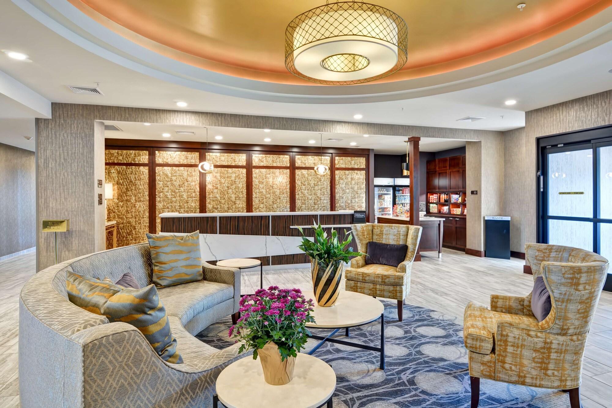 Vista Lobby Homewood Suites by Hilton New Hartford Utica