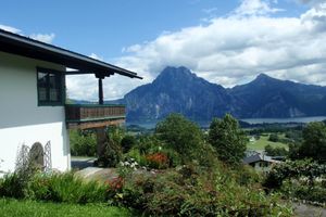 Alquiler Vacacional - Landhaus Traunsee-Blick: magnificent mountain and lake panorama, private pool