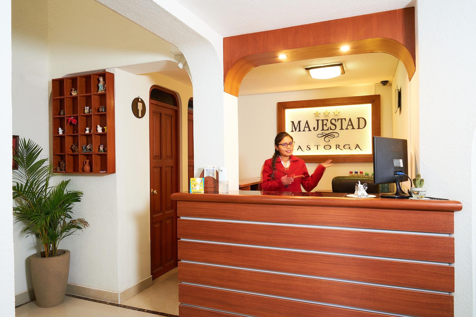 Vista Lobby Majestad Hotel Astorga