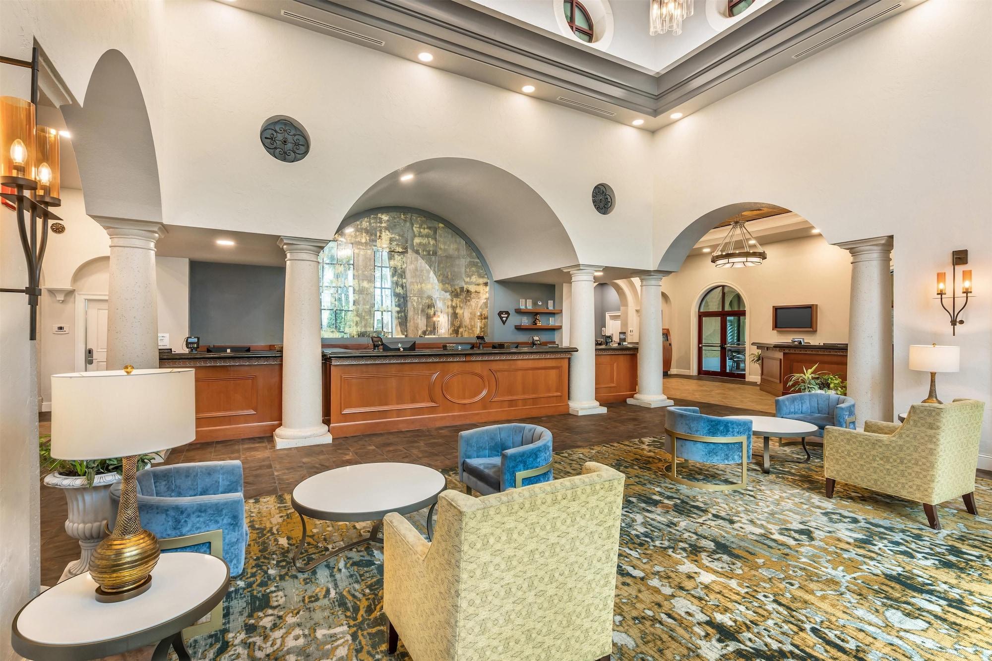 Vista Lobby Hilton Grand Vacations Club Tuscany Village Orlando