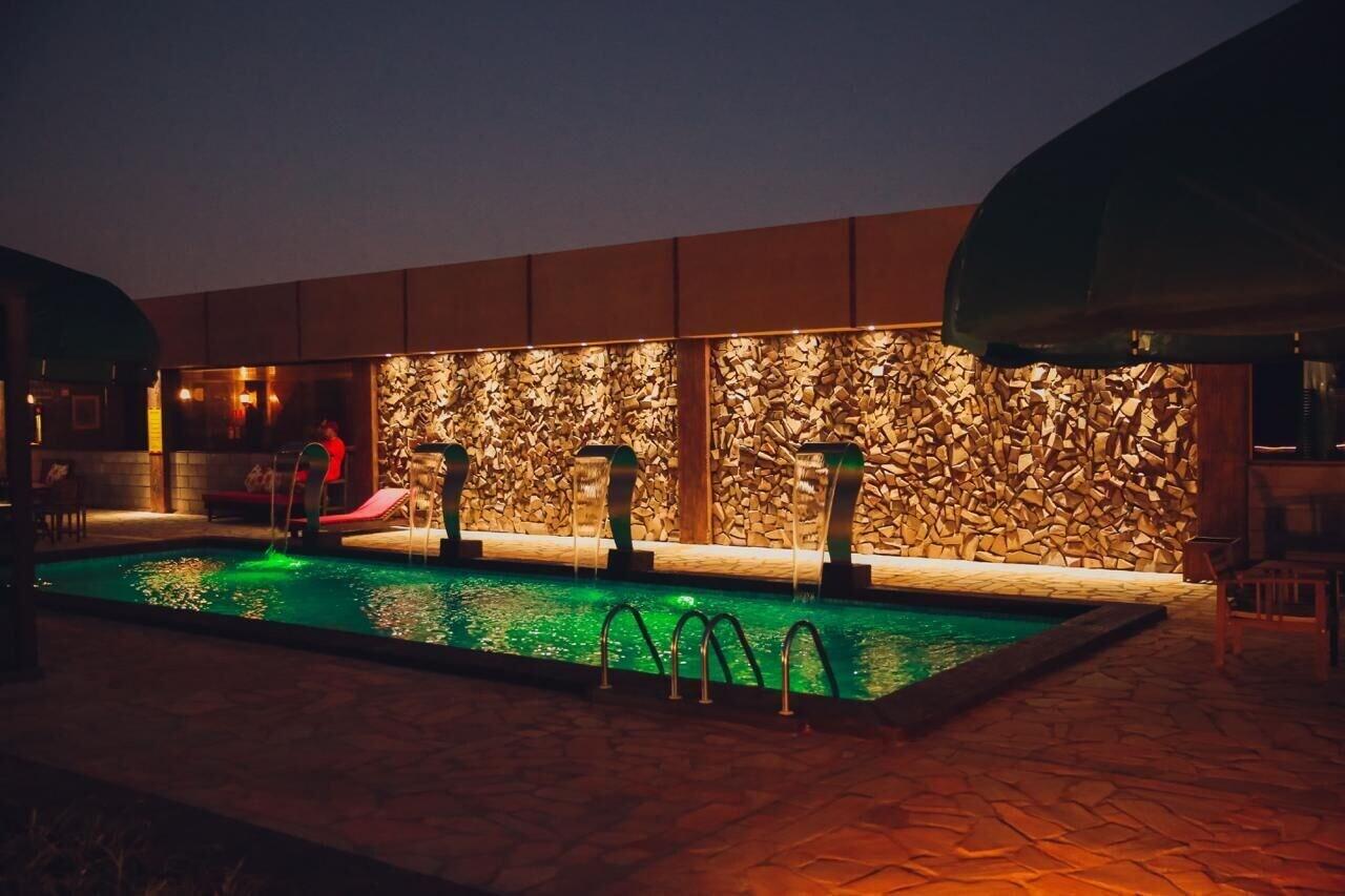 Vista Piscina Thermas Itaipuland