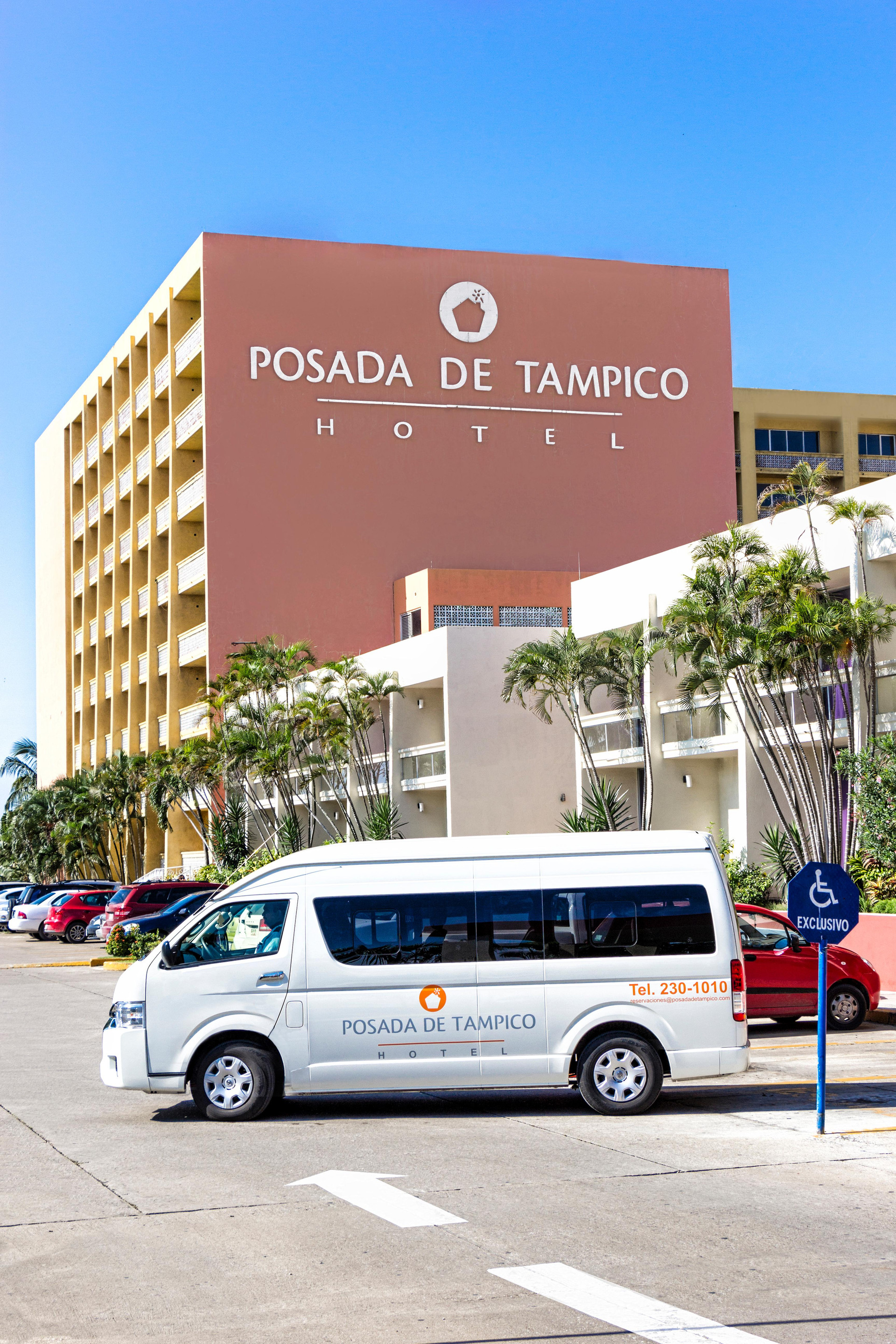 Vista da fachada Hotel Posada de Tampico