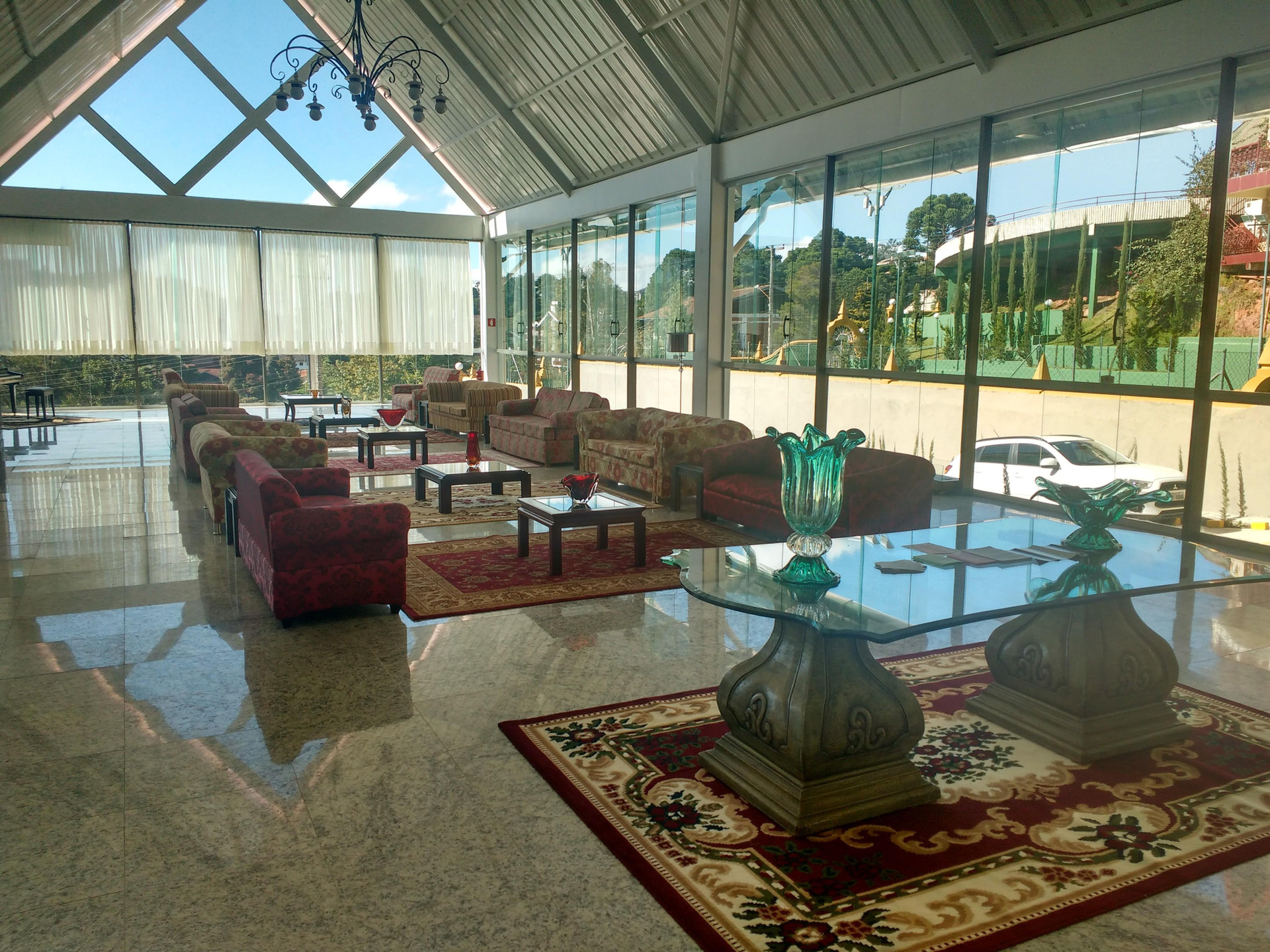 Vista Lobby Hotel Dan Inn Campos do Jordão