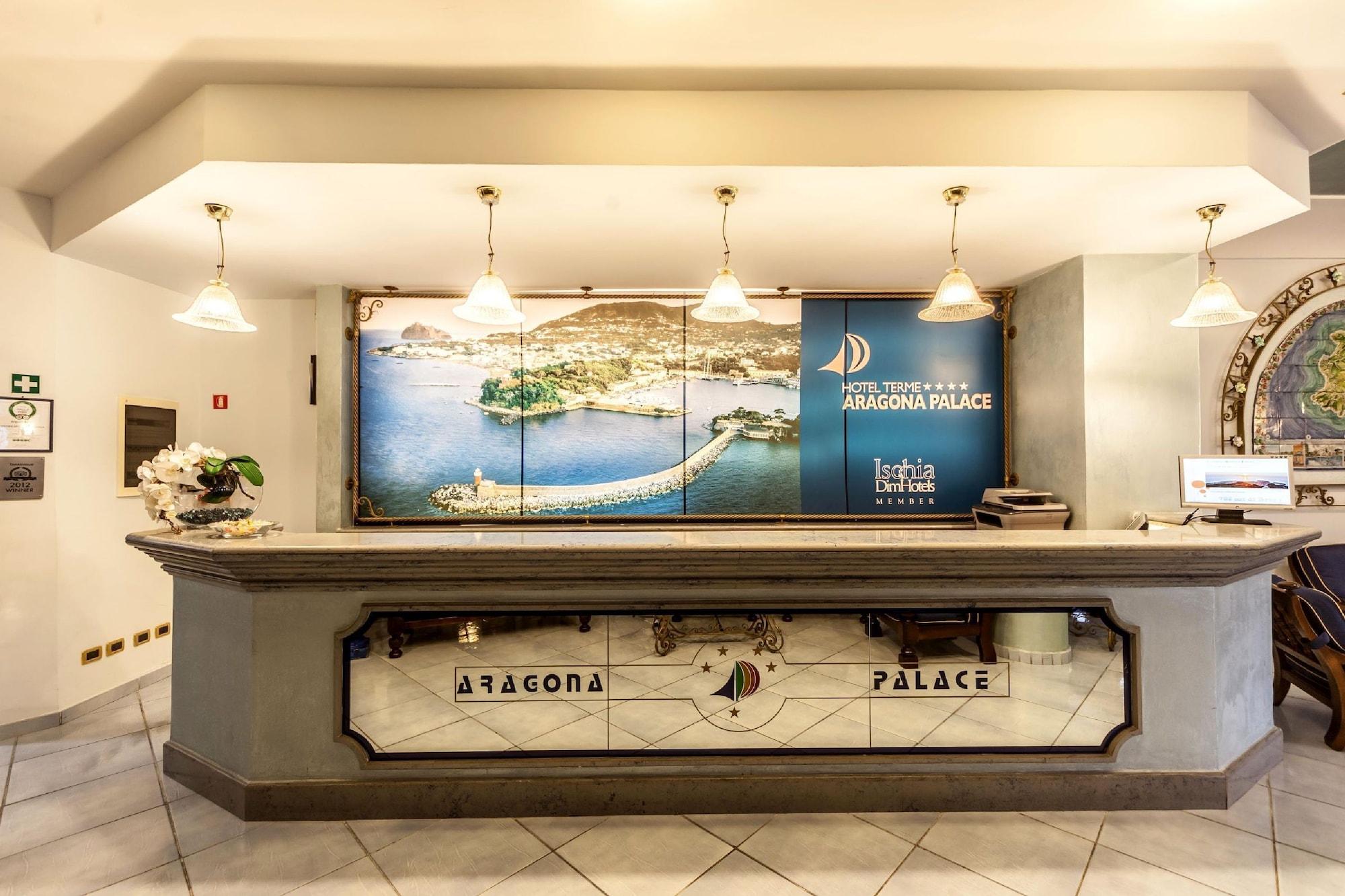 Vista Lobby Aragona Palace Hotel & Spa