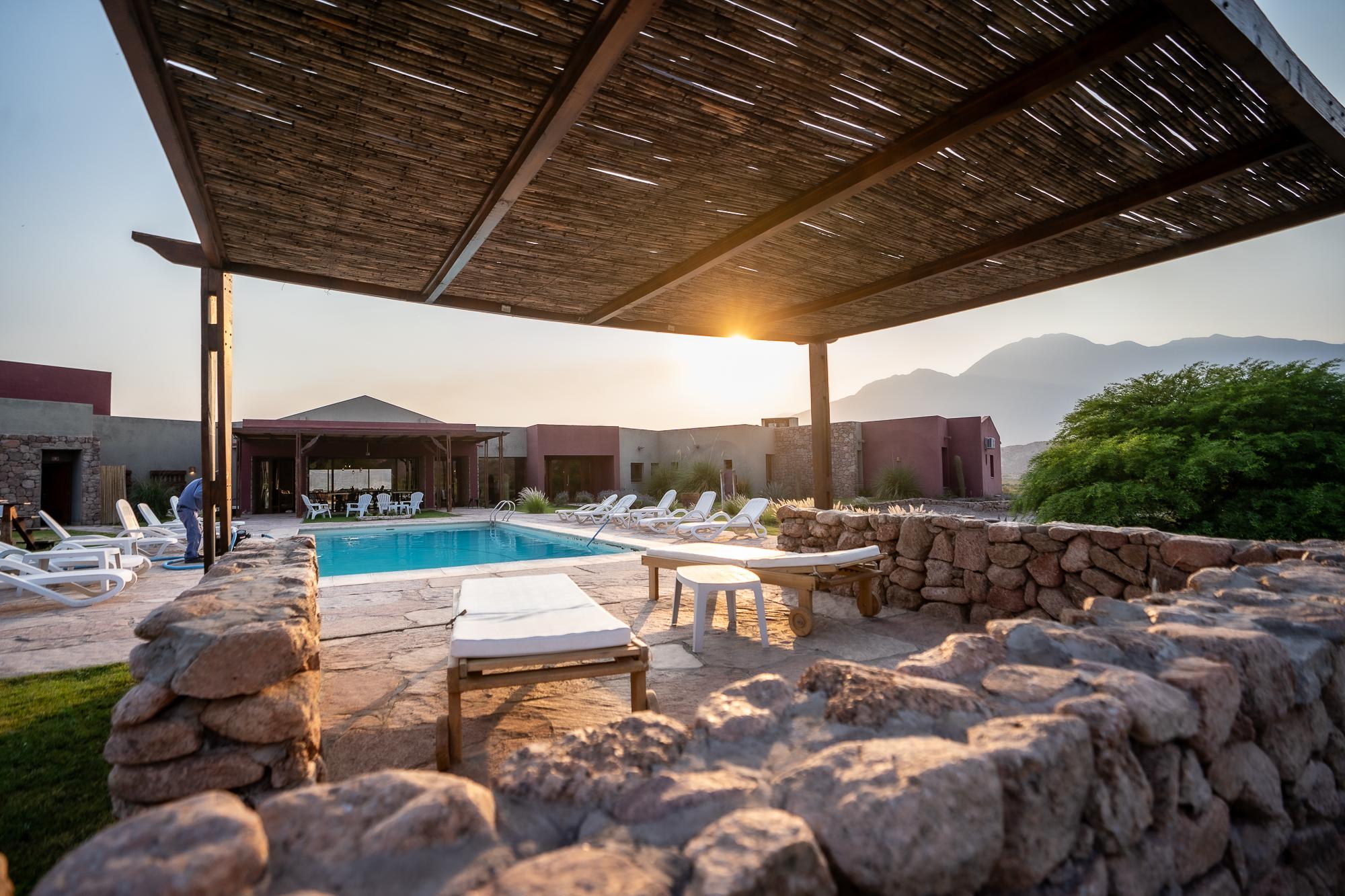 Vista Piscina Hotel Castillos de Cafayate