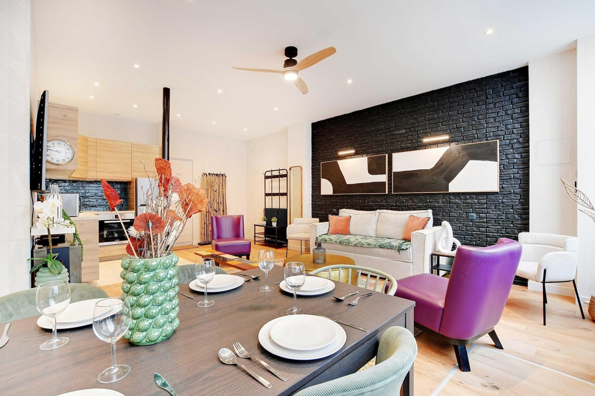 Restaurant Spacious Apartement - 4br/10p - Paris Center