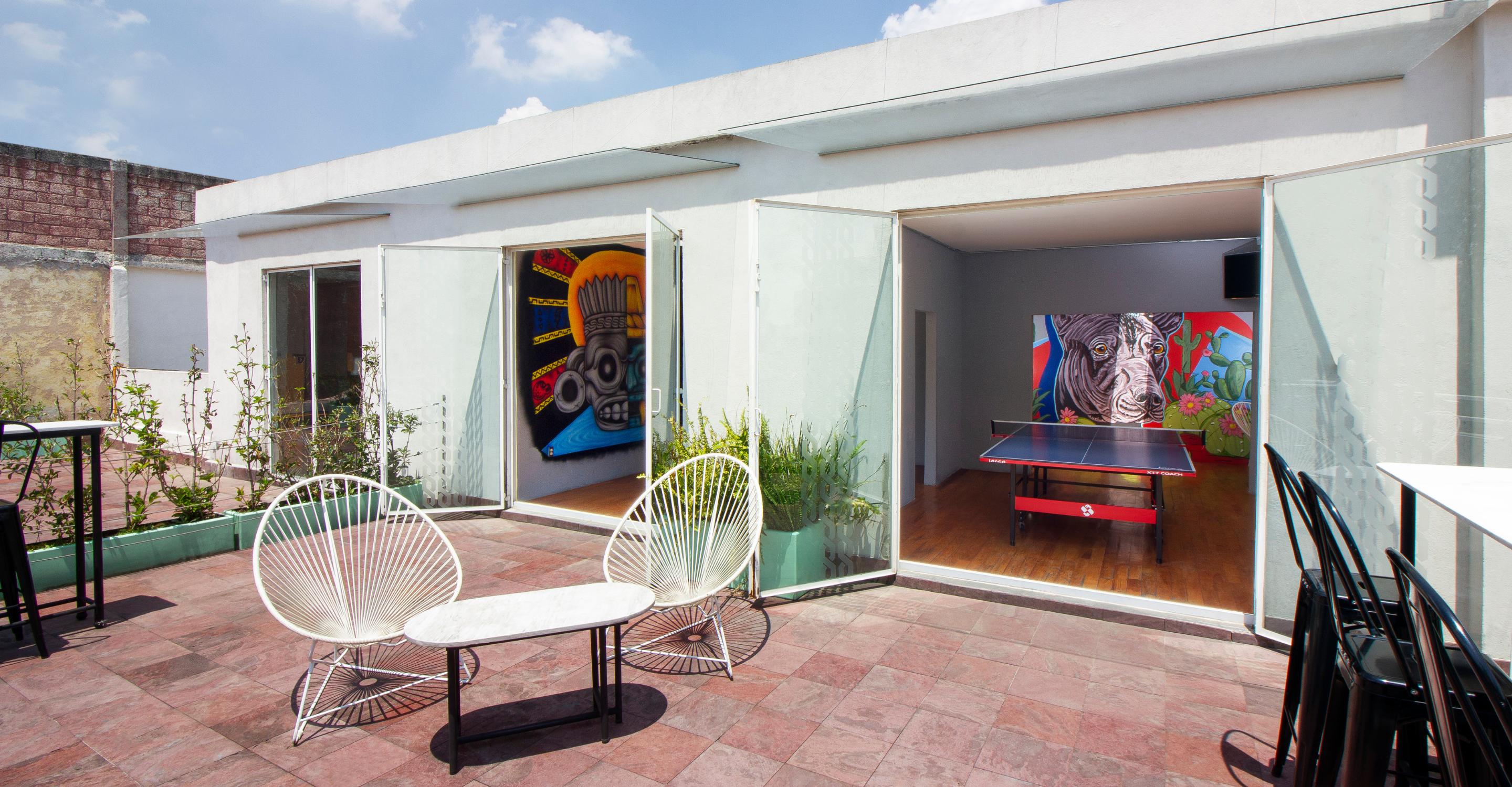 Vista Exterior Hostal CASA MX alameda