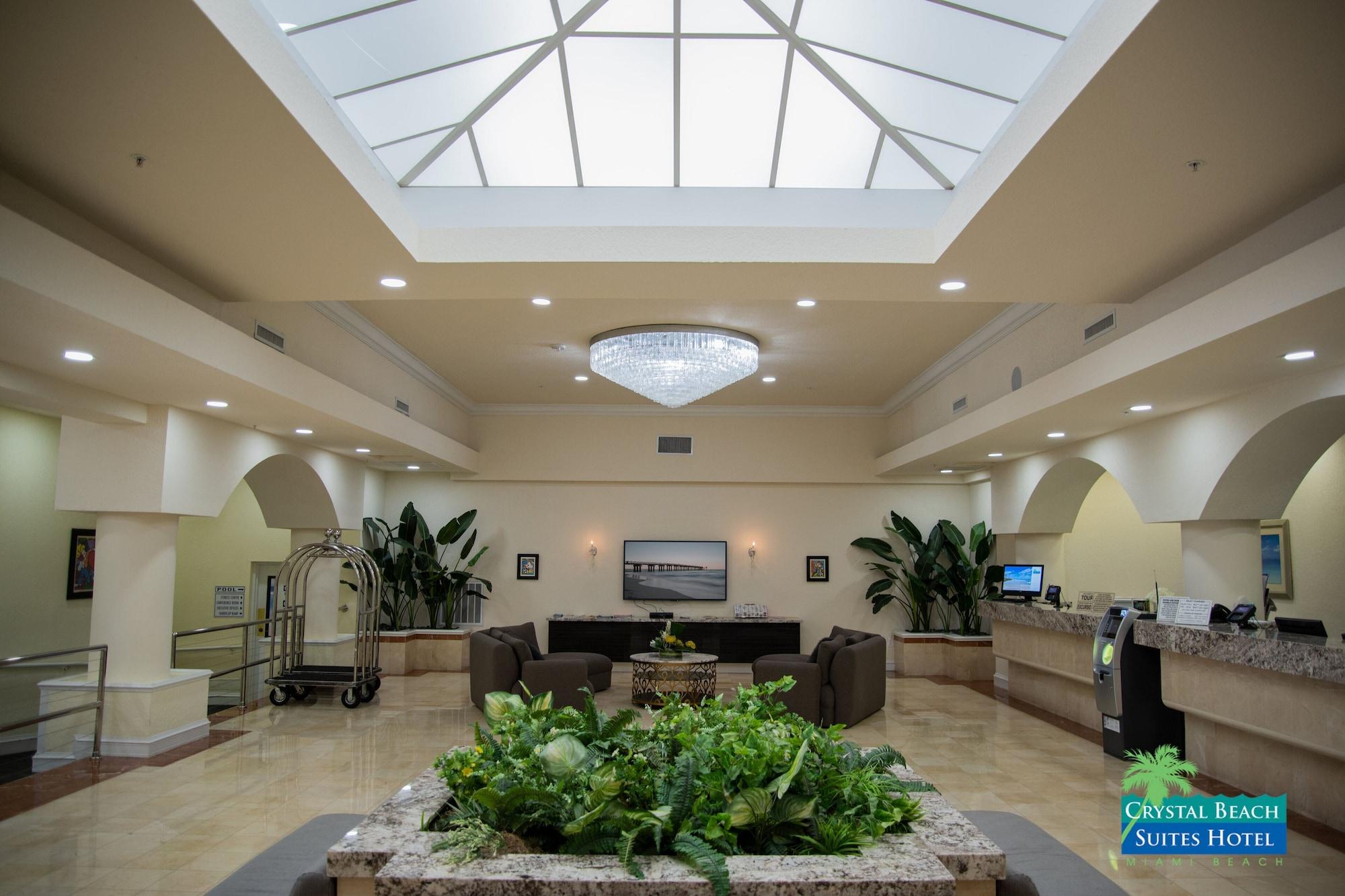 Vista Lobby Crystal Beach Suites Miami Oceanfront Hotel