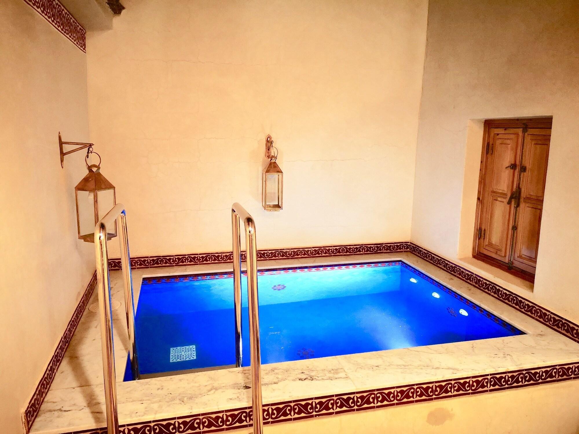Área de recreação Riad Azra Marrakech