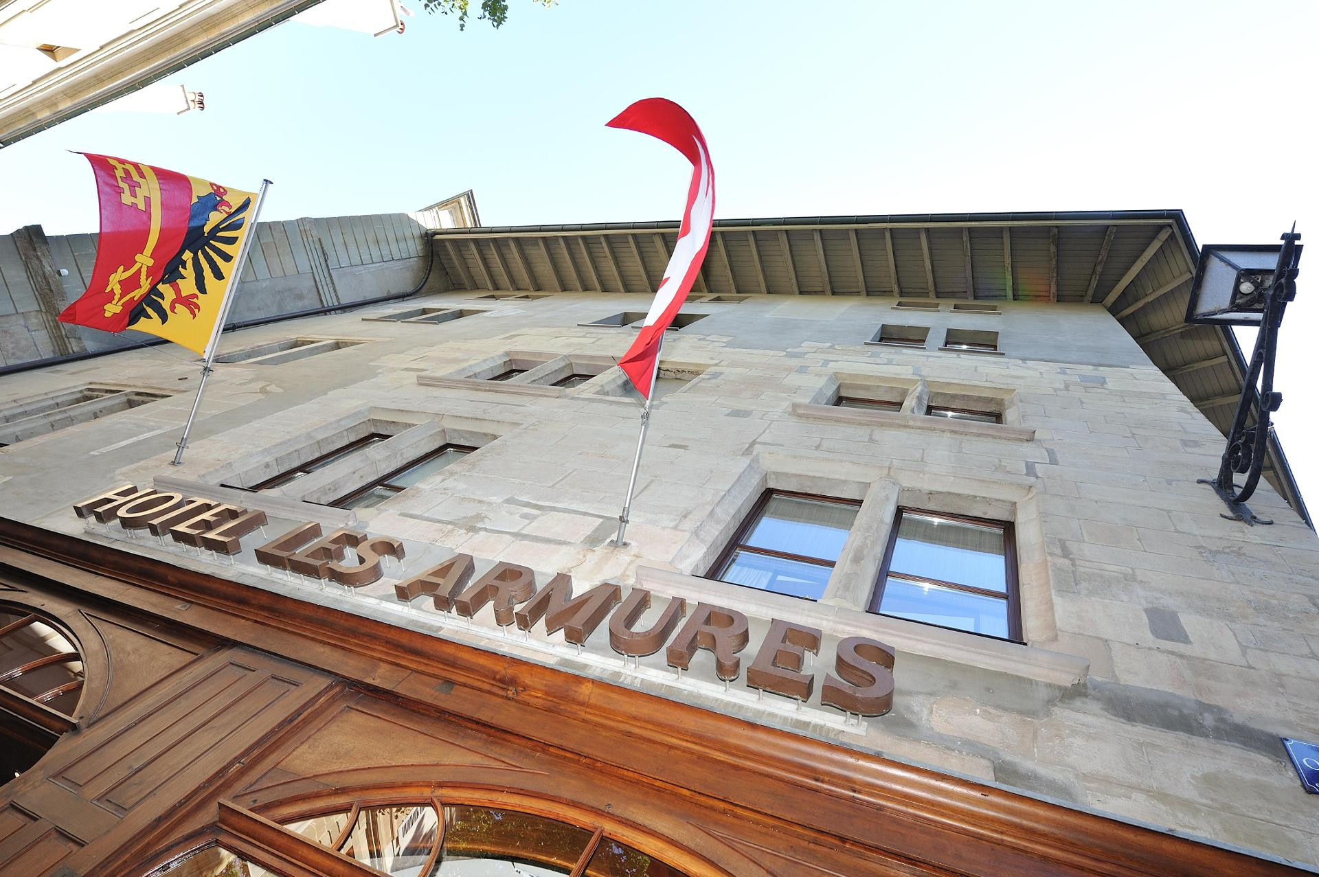 Vista Exterior Hôtel Les Armures