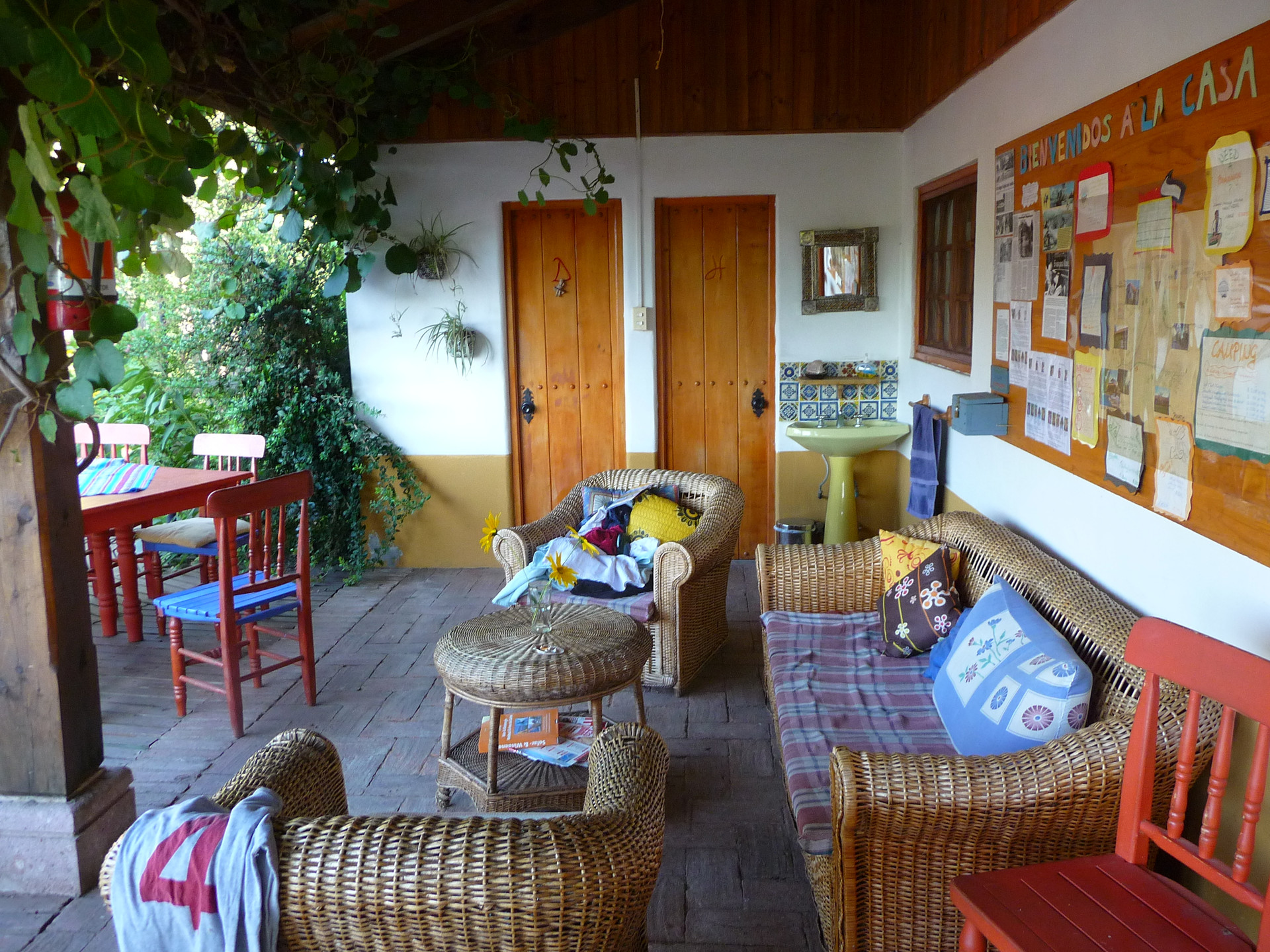 Lobby view Lodge Casa Chueca
