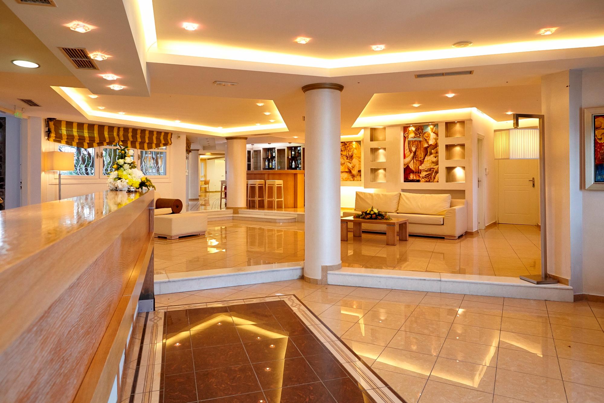 Vista Lobby Orizontes Hotel Santorini