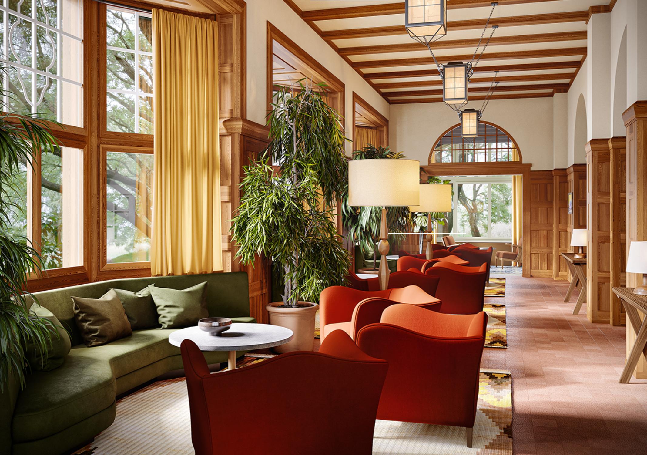 Vista Lobby Grand Hotel Belvedere – a Beaumier Hotel and Spa