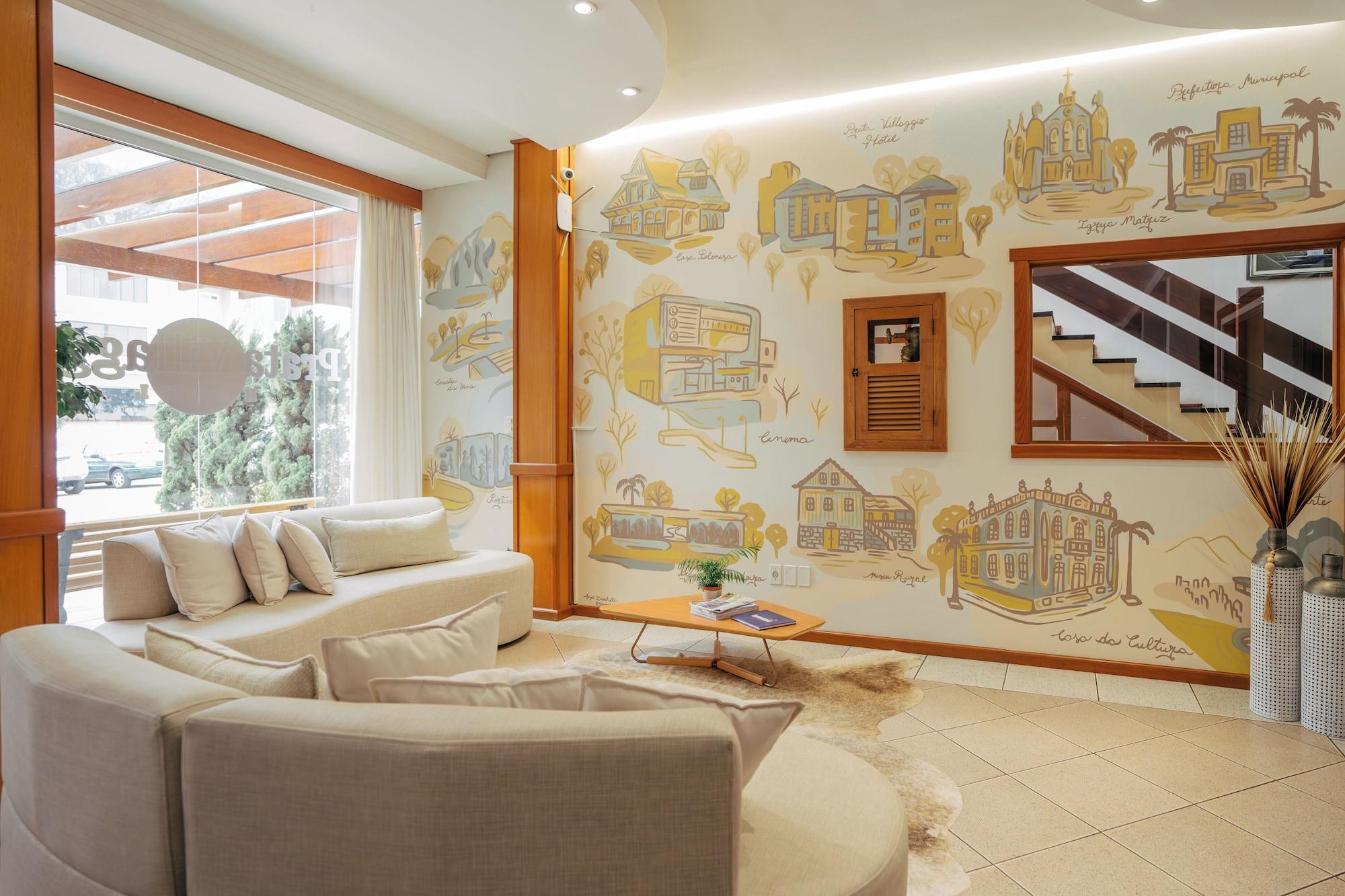 Vista Lobby Hotel Prata Villaggio