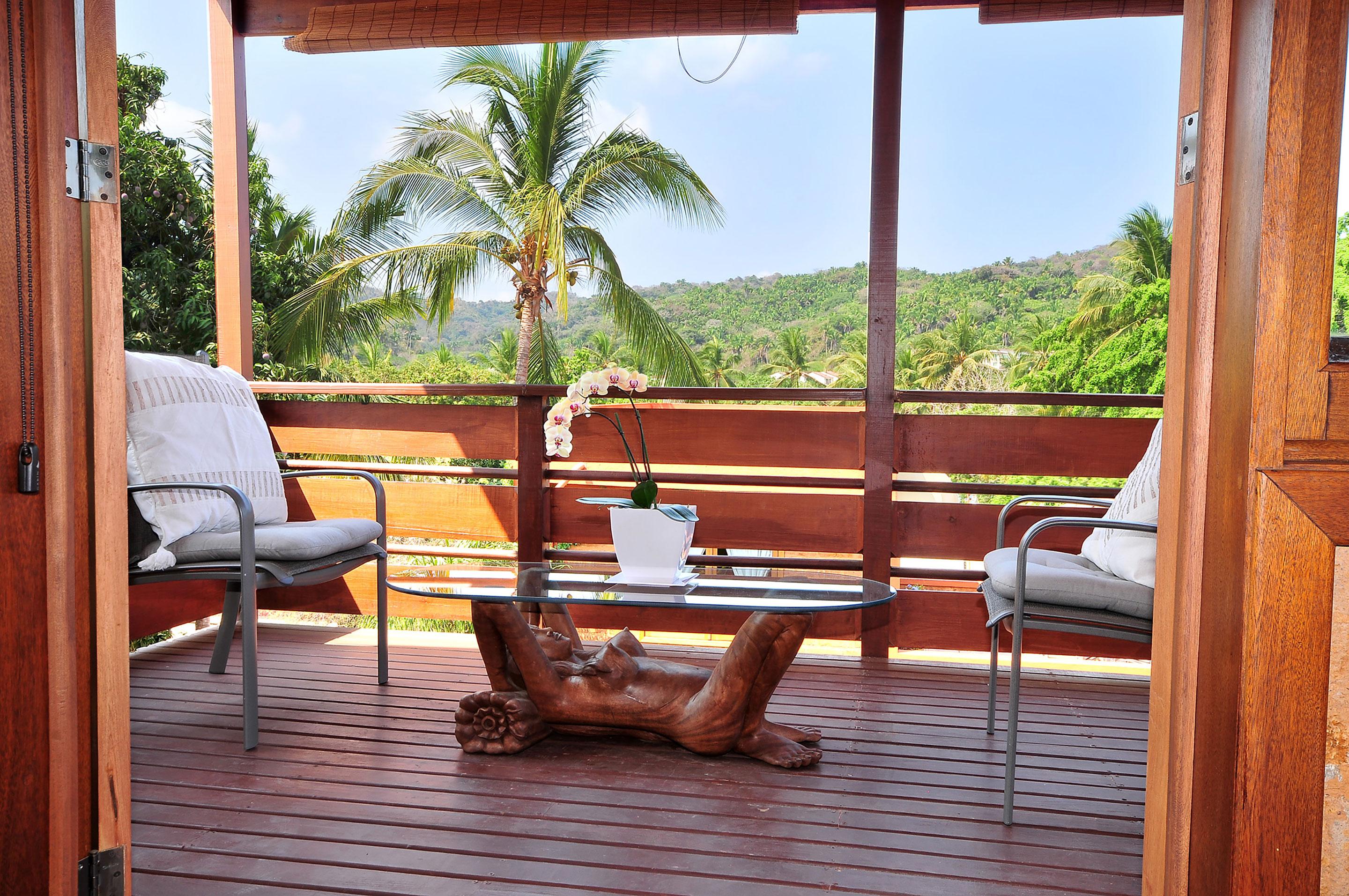 Balcón, patio o terraza Hotel Casa San Pancho