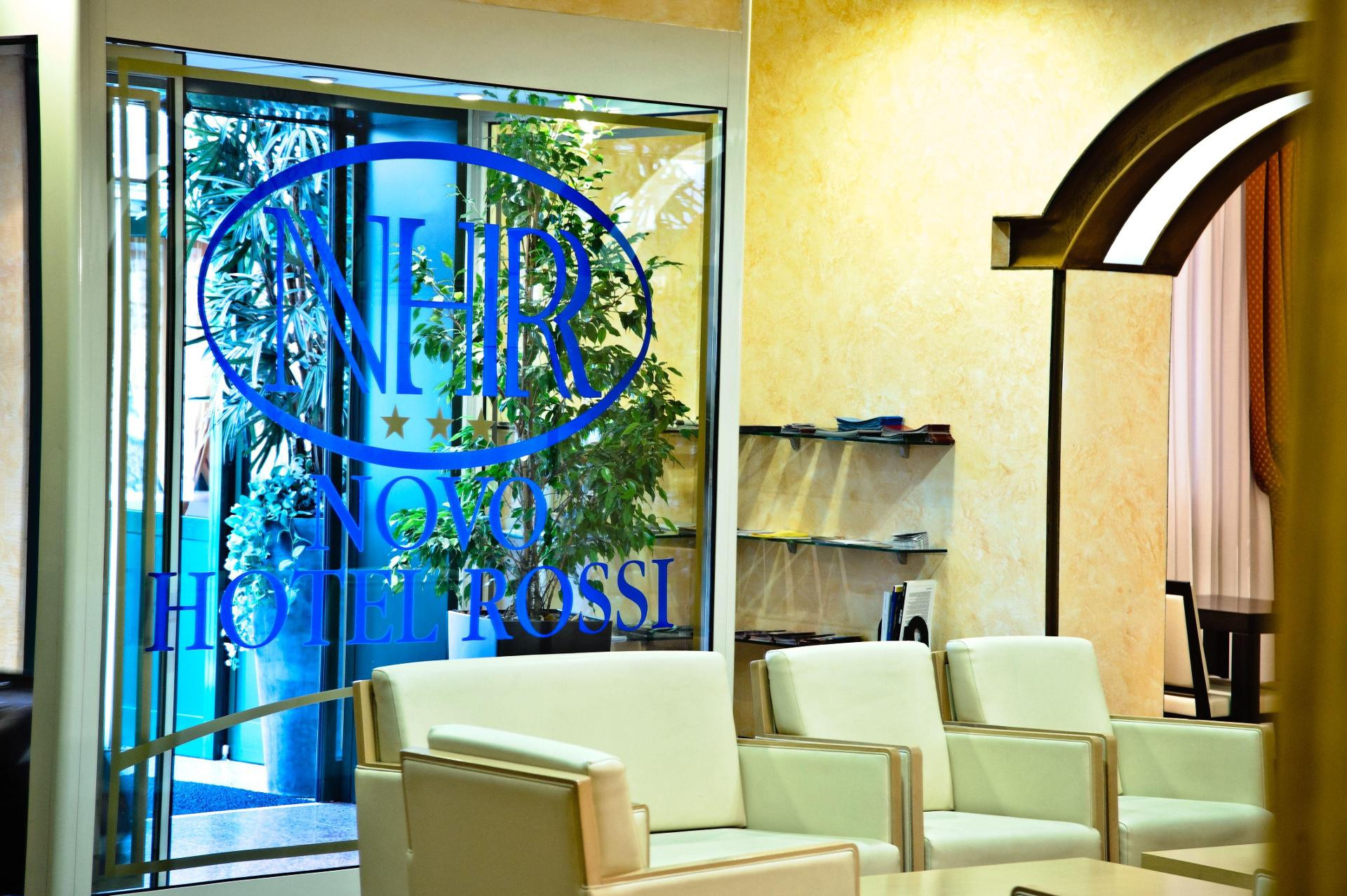 Vista Lobby Novo Hotel Rossi