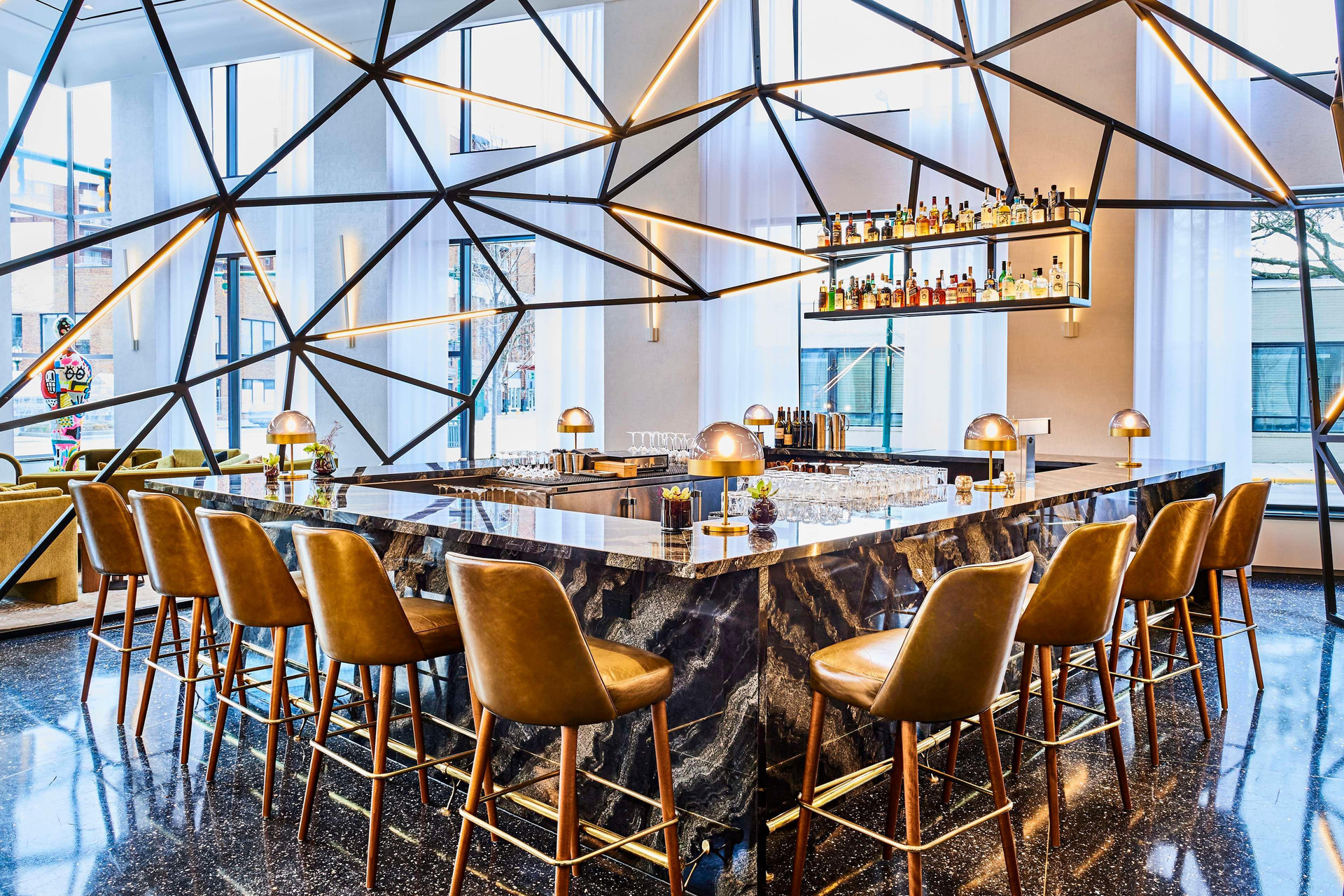 Bar/Salón Daxton Hotel Birmingham, Curio Collection by Hilton