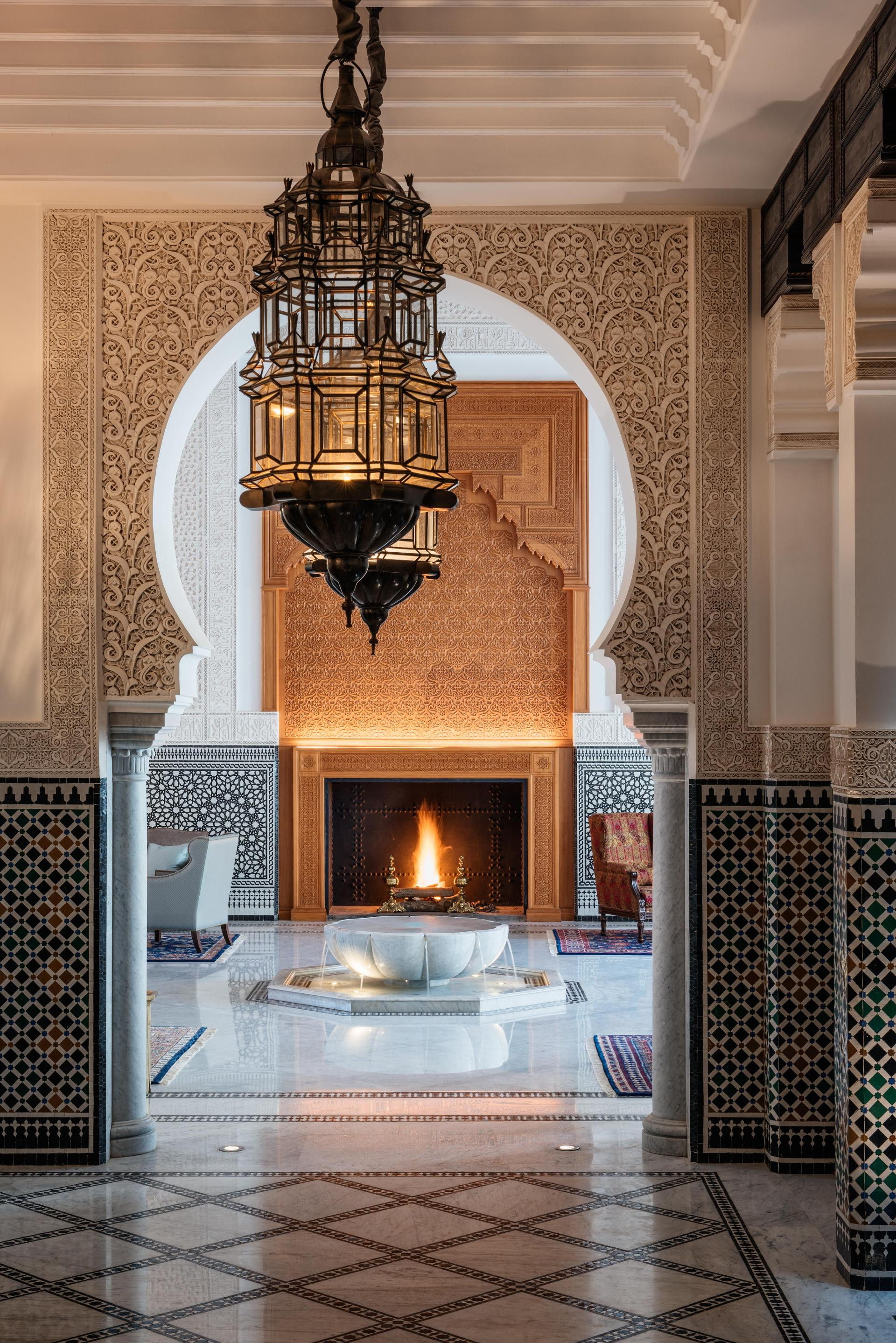 Vista Lobby The Oberoi Marrakech