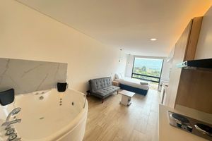 Renta temporal - Apto con Jacuzzi Privado y vista verde