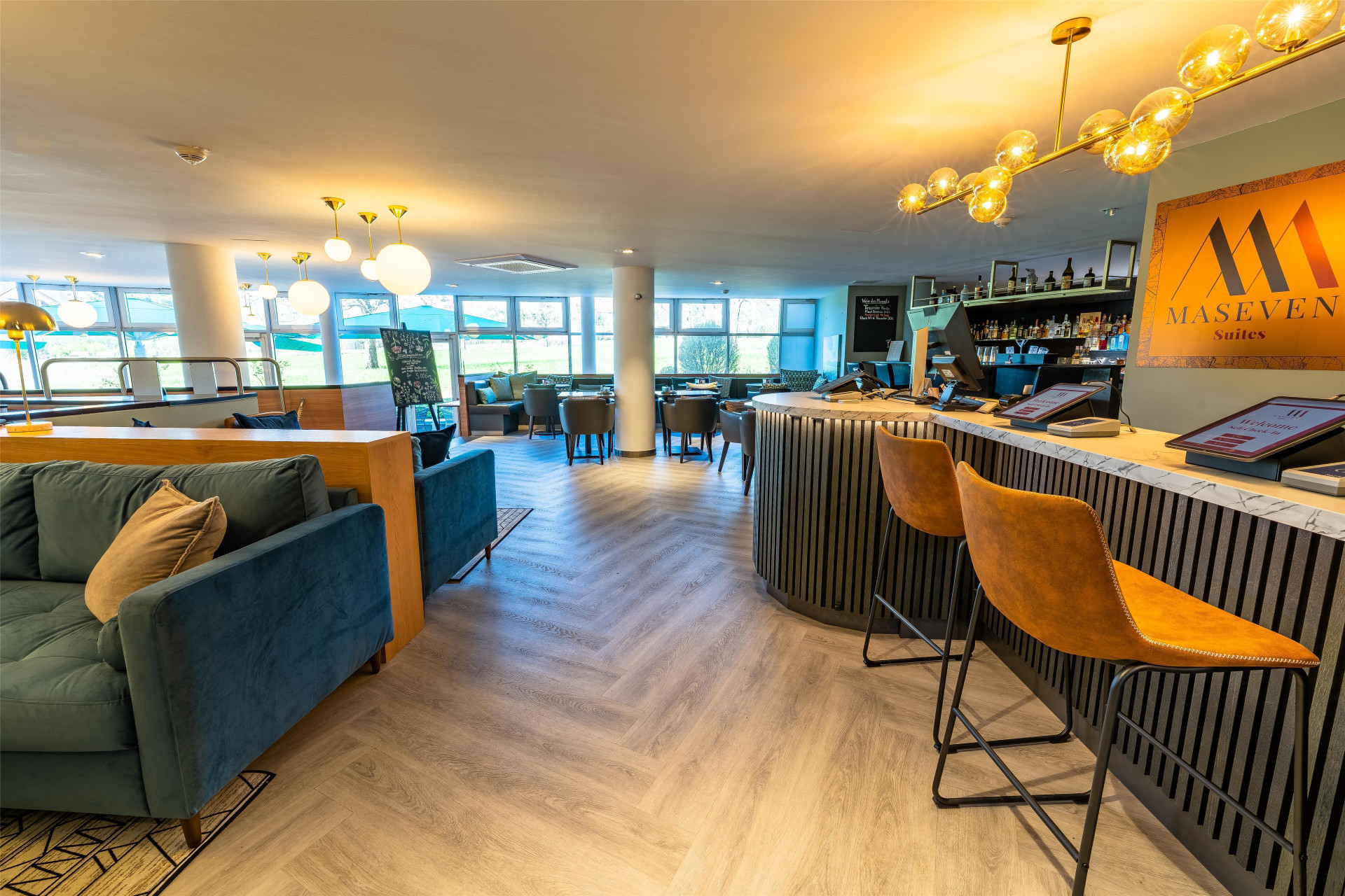 Vista Lobby MASEVEN Stuttgart SI-Centrum (ehem. SI-SUITES)