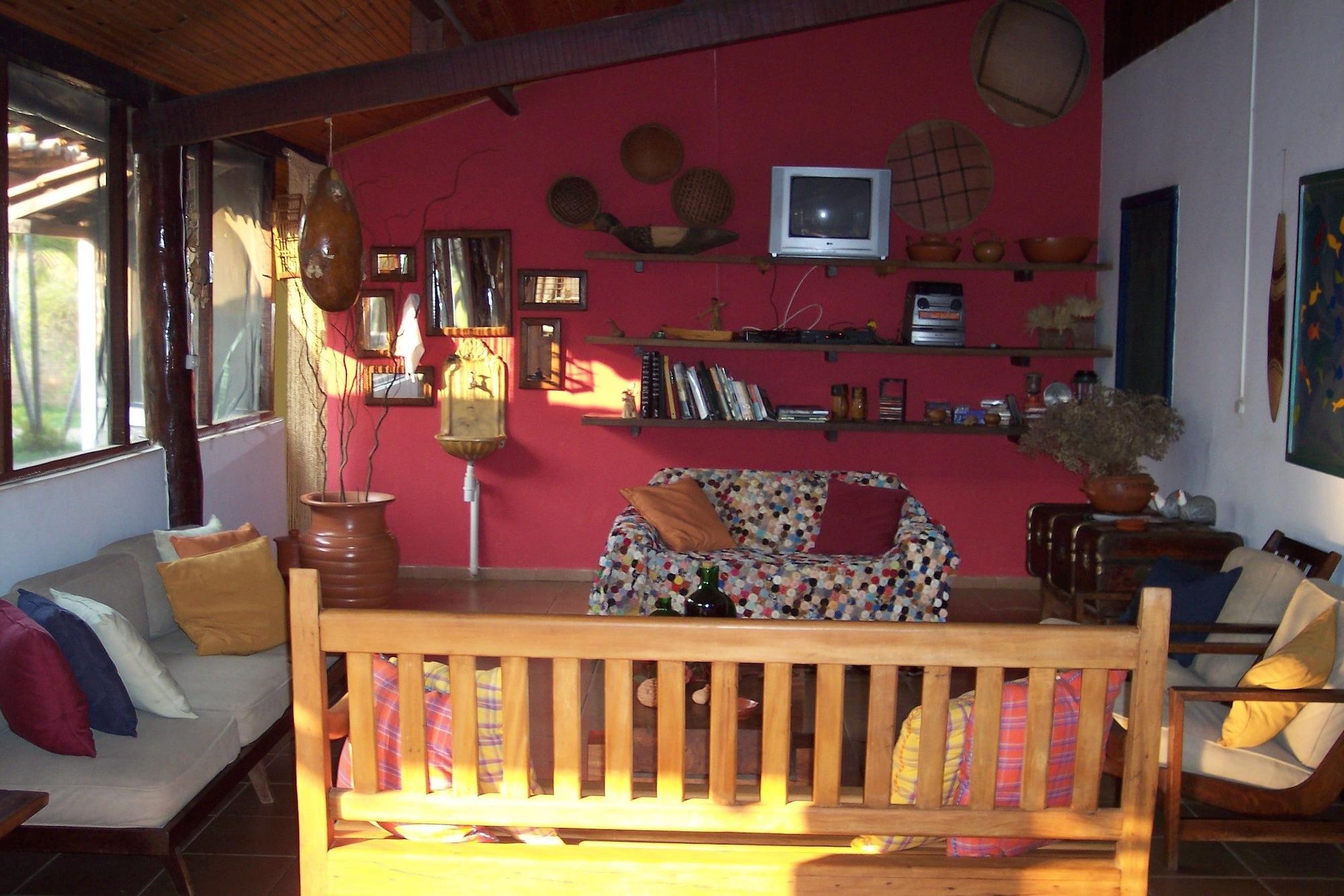 Vista do lobby Pousada Aguape