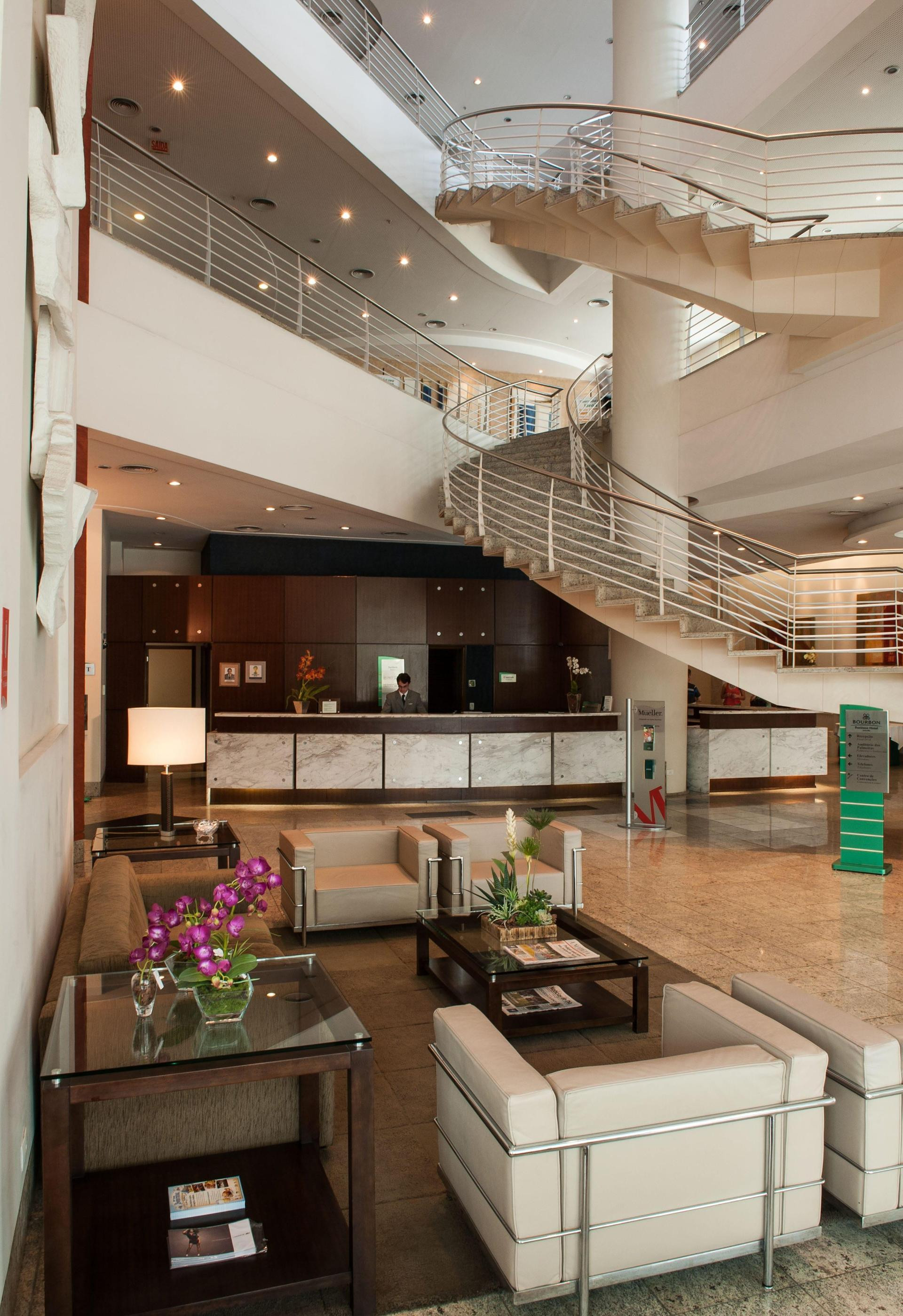 Vista Lobby Bourbon Convention Hotel Joinville