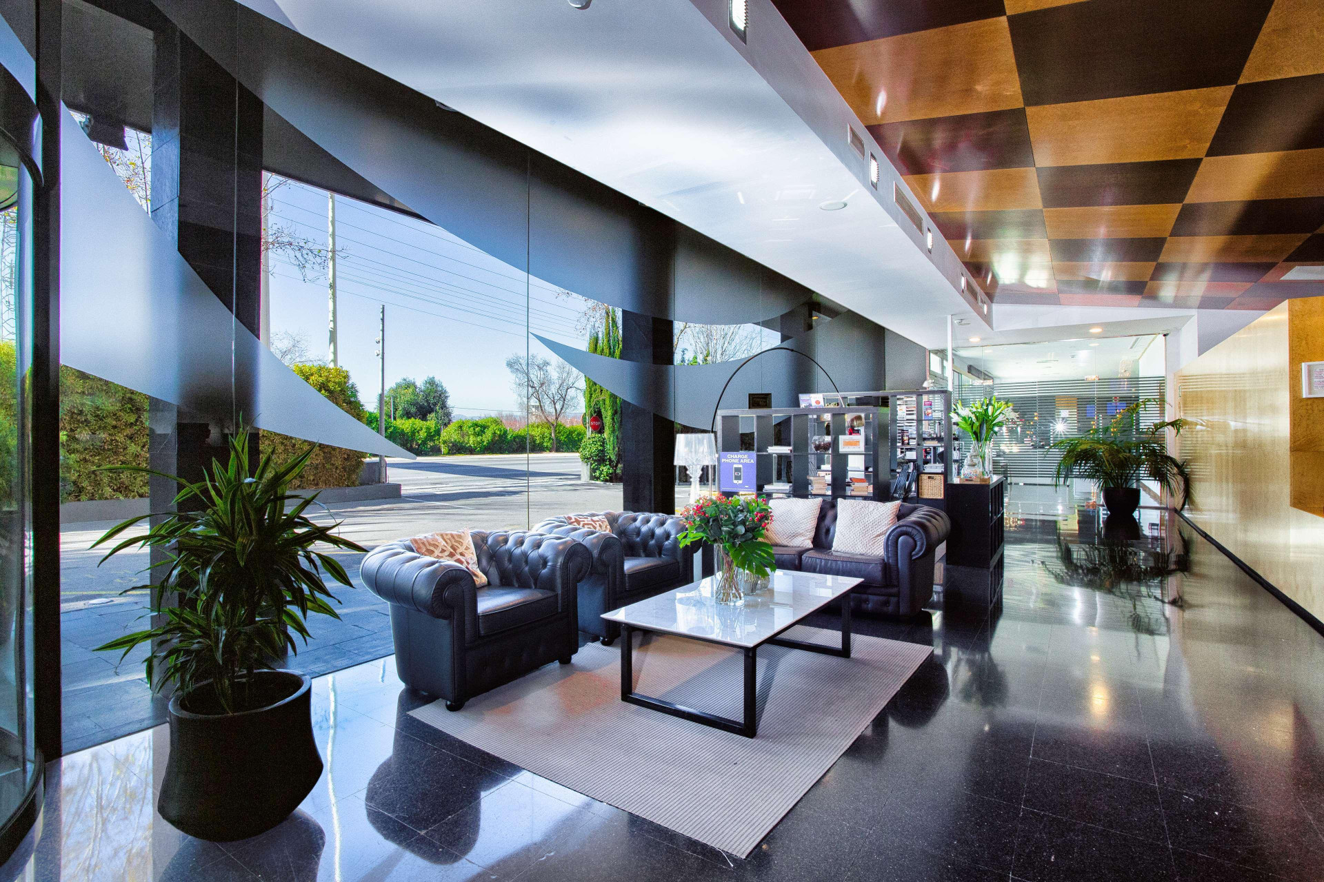Vista Lobby Best Western Plus Hotel Alfa Aeropuerto