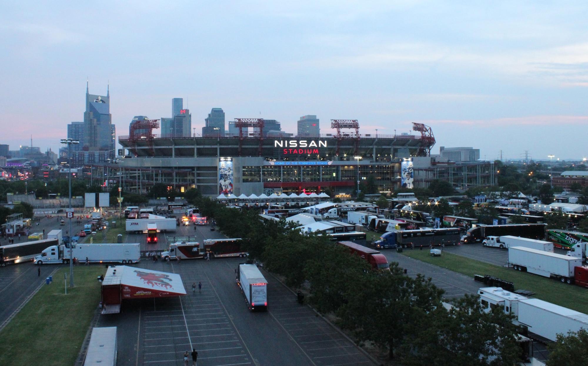 Vista Exterior Comfort Inn & Suites Nashville Downtown – Stadium