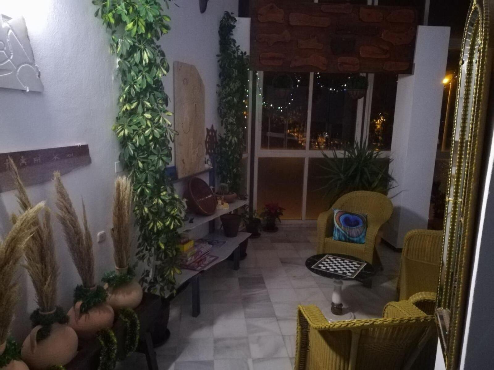 Vista Lobby Hostal Sol Bahia San José