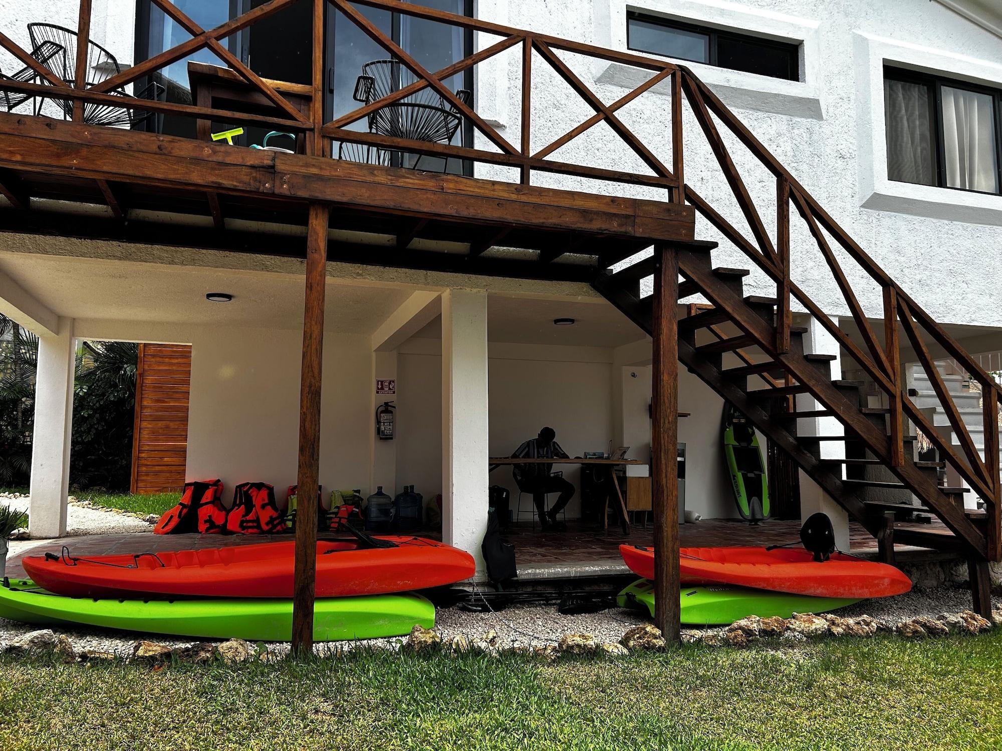 Vista Lobby Hotel Solana Bacalar