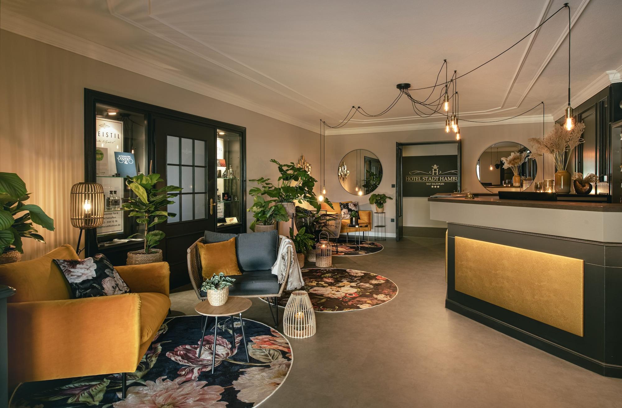 Vista Lobby Komfort Hotel Stadt Hamburg