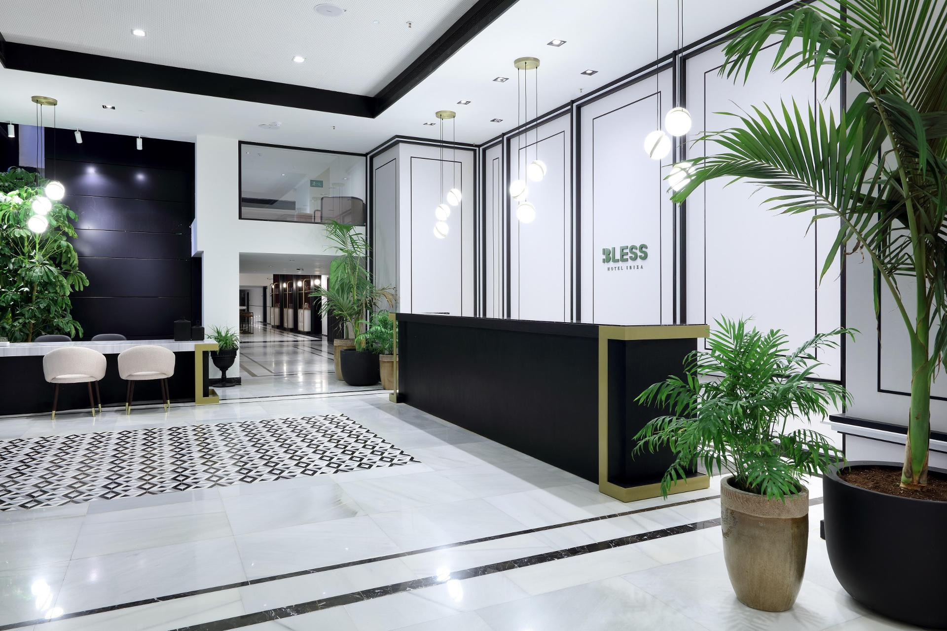 Vista Lobby Bless Ibiza Cala Nova